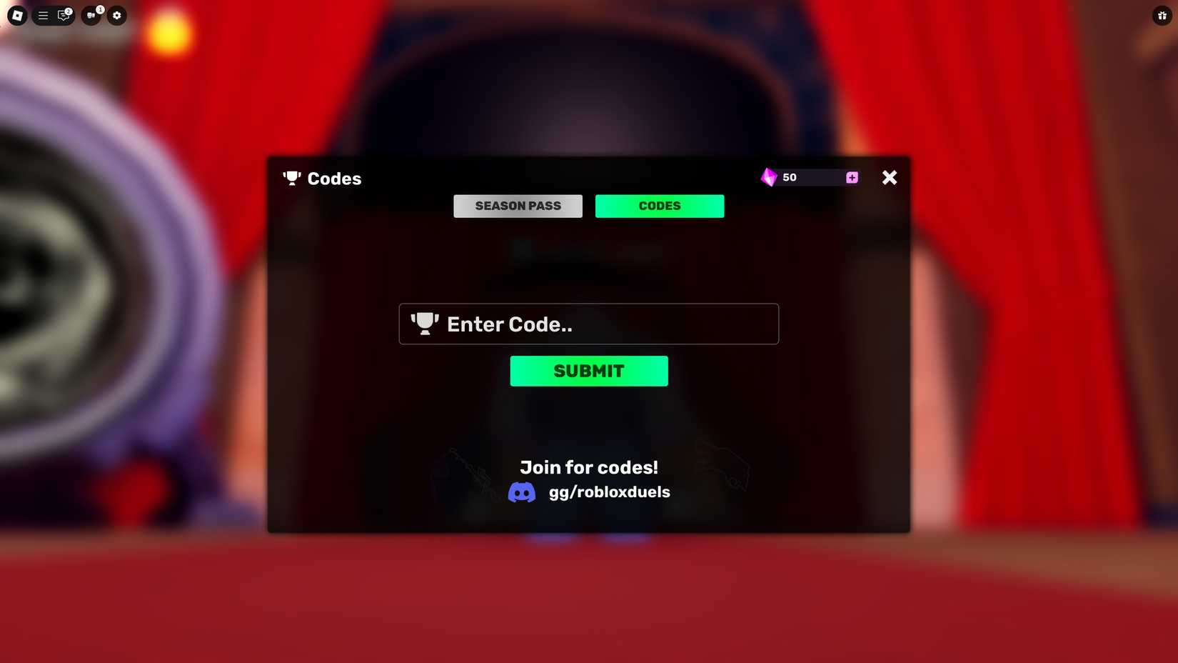 Duels Codes - Roblox