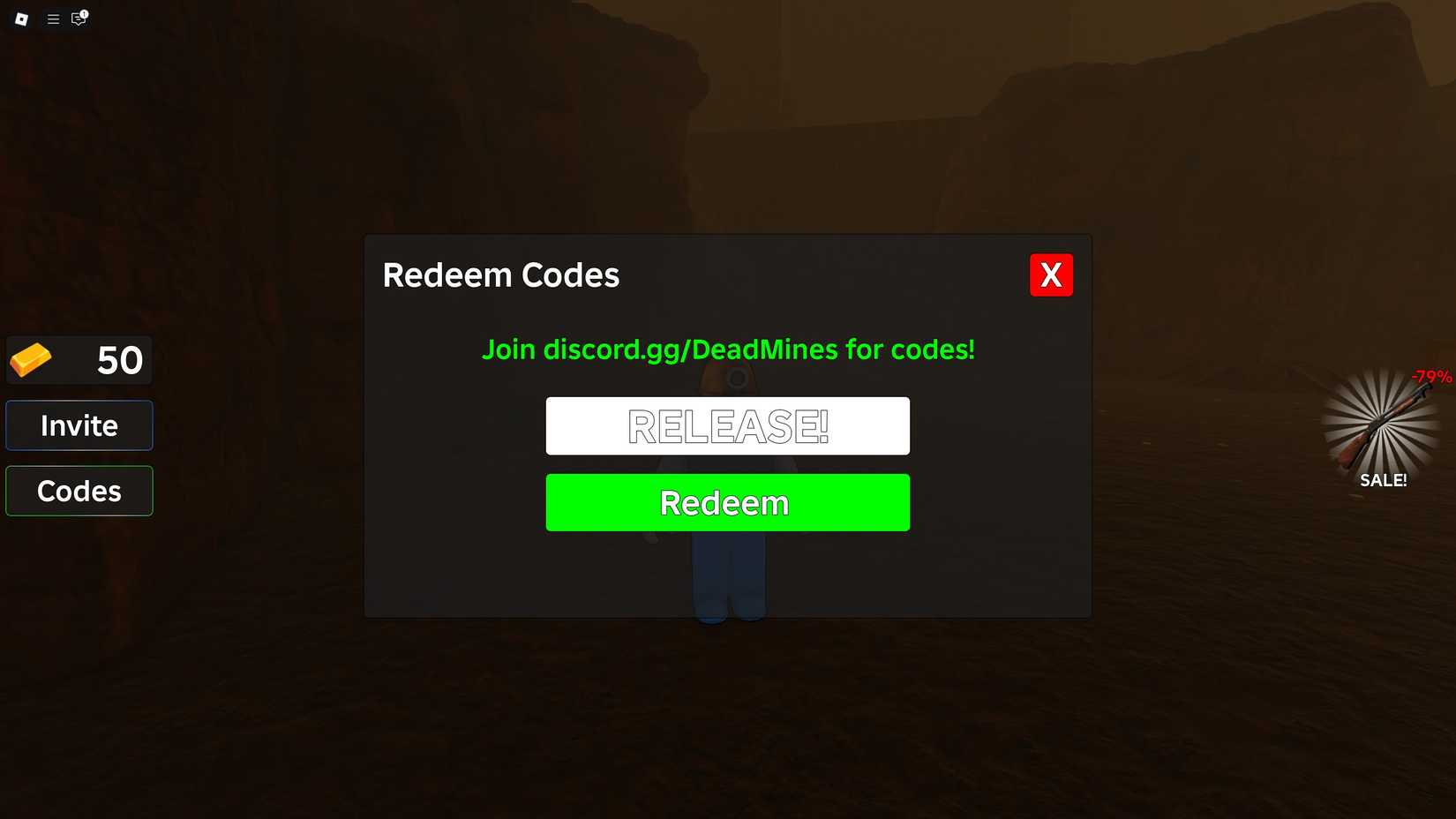 Dead Mines Codes - Roblox