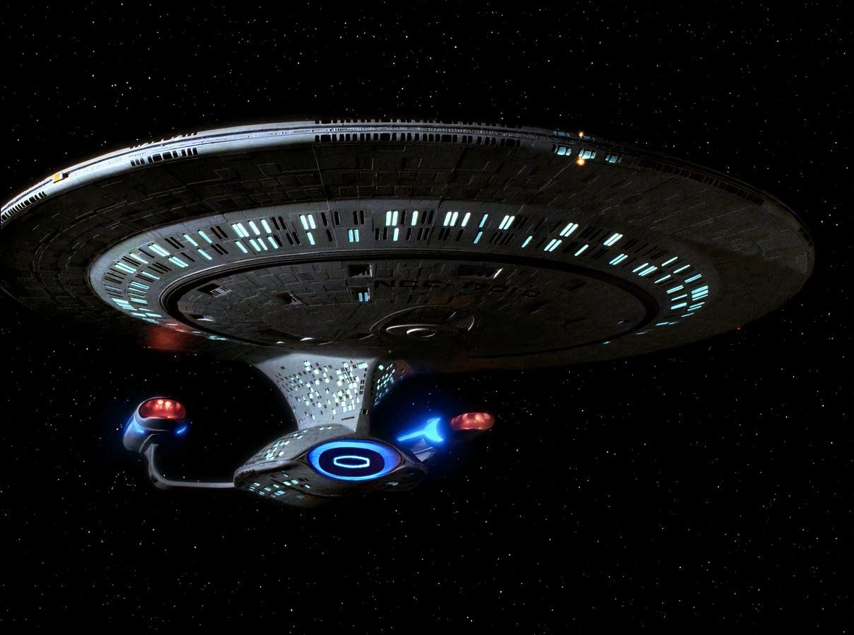 The Enterprise-D in TNG