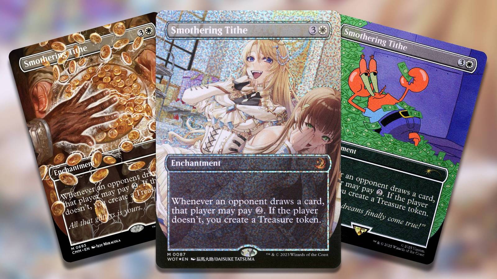 mtg cards like smothering tithe What cards are similar to Smothering Tithe with blue or white mana?