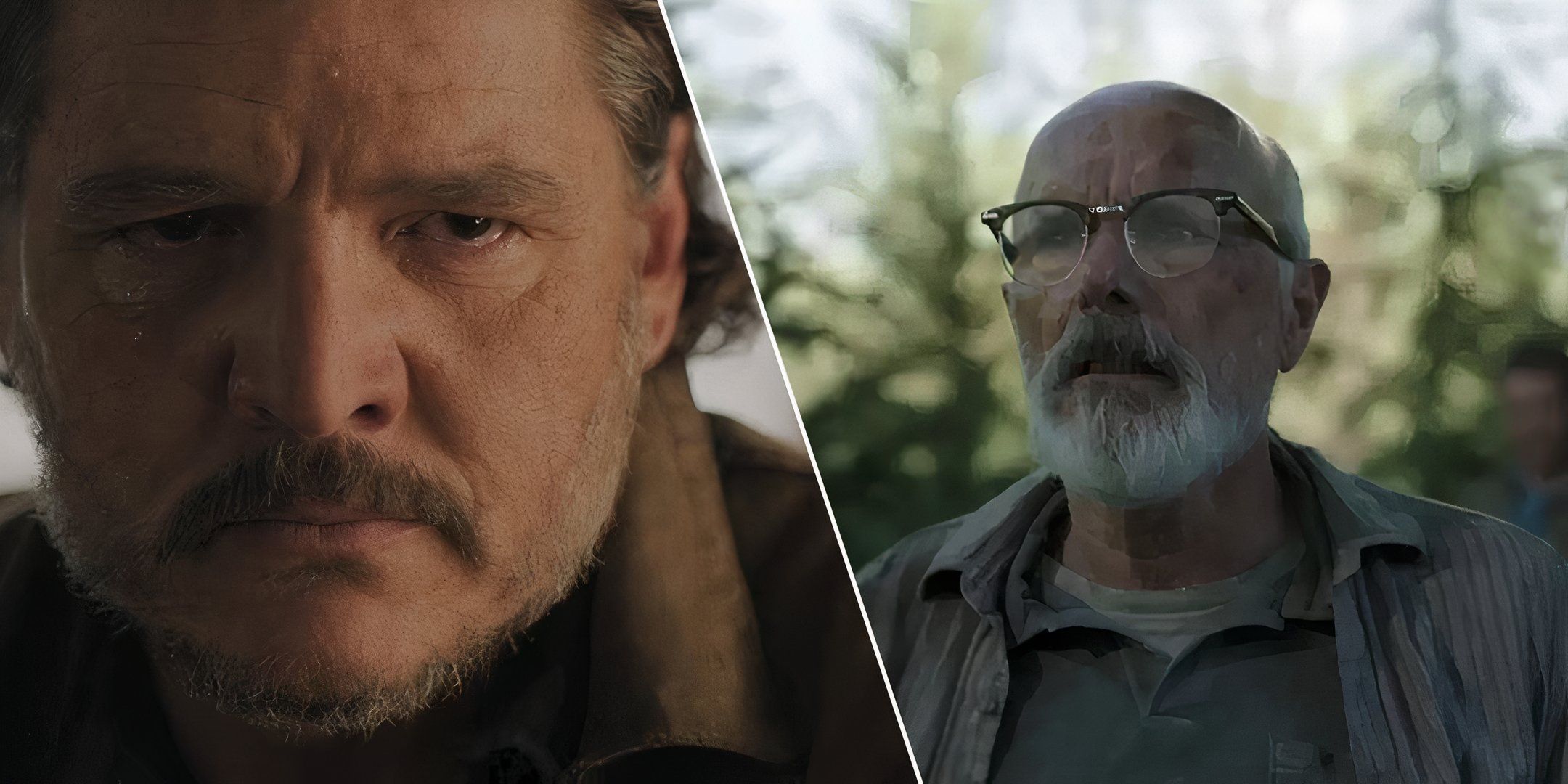 Joel crying in therapy and Eugene from the last of us trailer.
