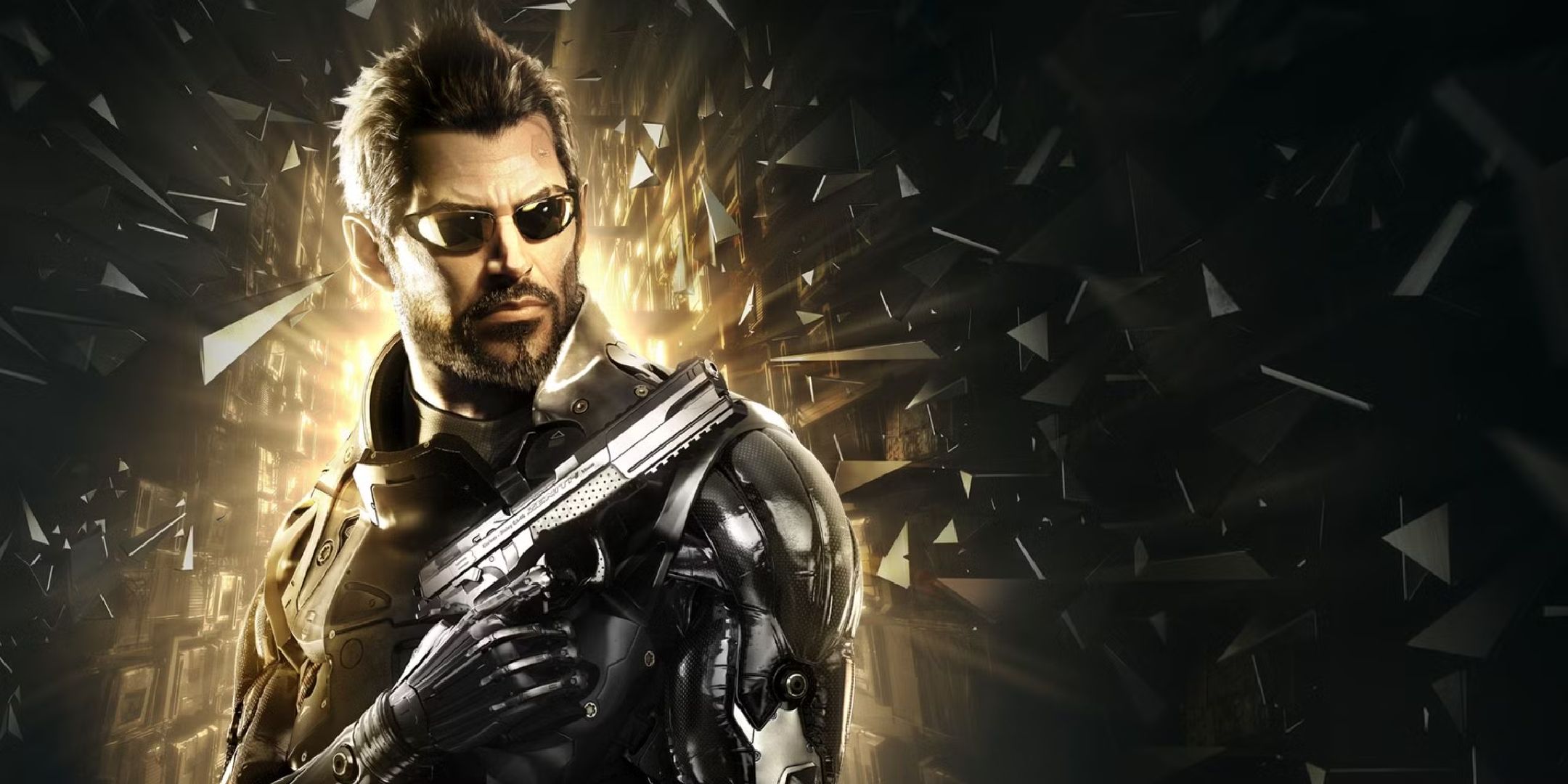 Adam from Deus Ex Mankind Divided key art.