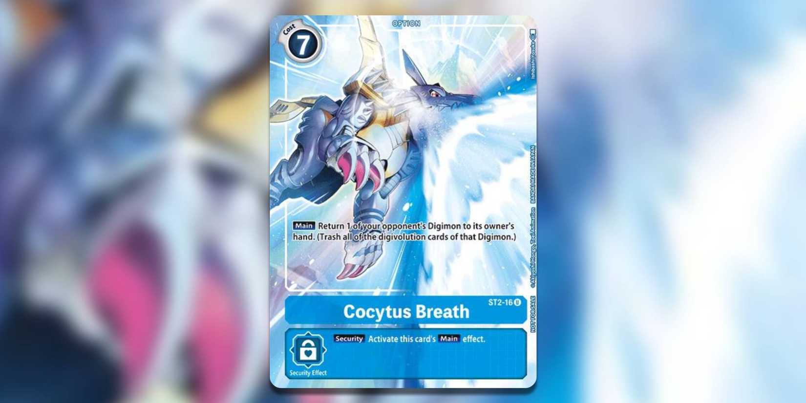 digimon card game cocytus blue Digimon Cocytus Blue Starter Deck main image 0