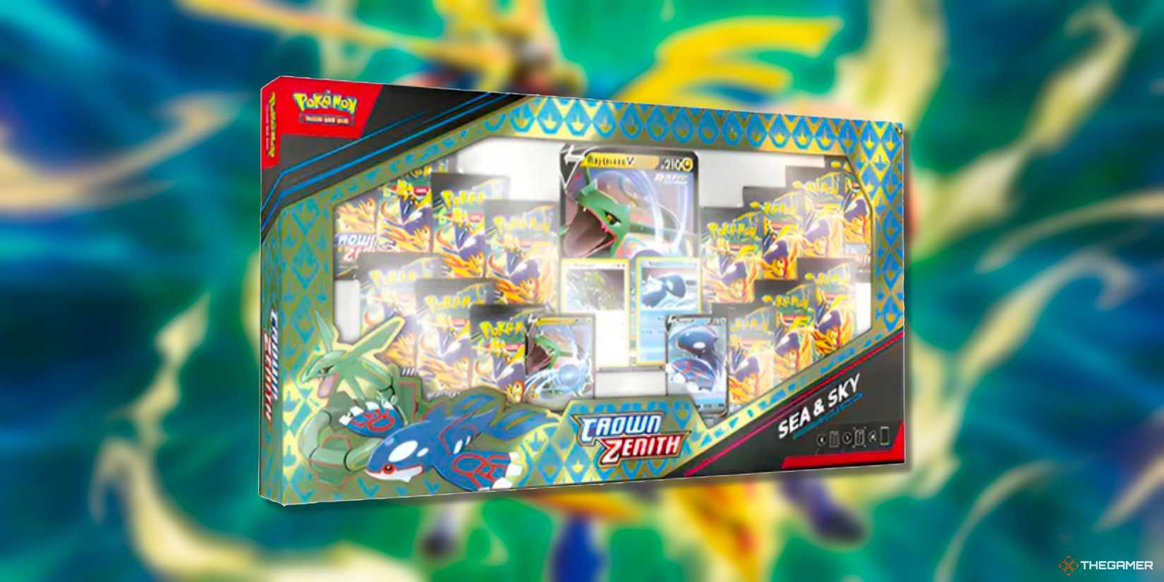 crown zenith sea and sky booster box Pokémon TCG: Crown Zenith Sea & Sky Premium Collection Box main image 1