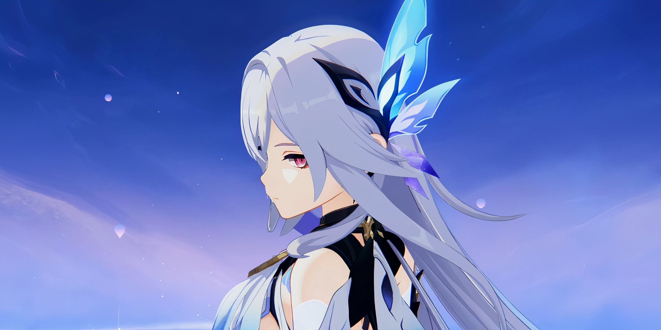 Genshin Impact skirk being introduced in abyssal area.