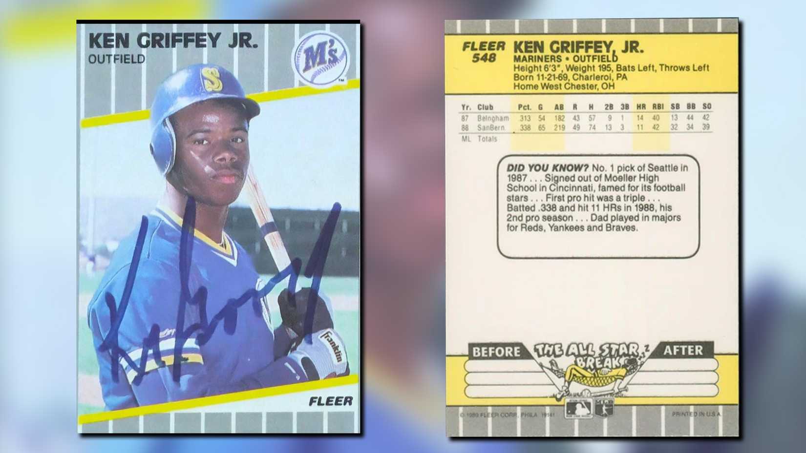 The Most Valuable Ken Griffey Jr. Baseball Cards
