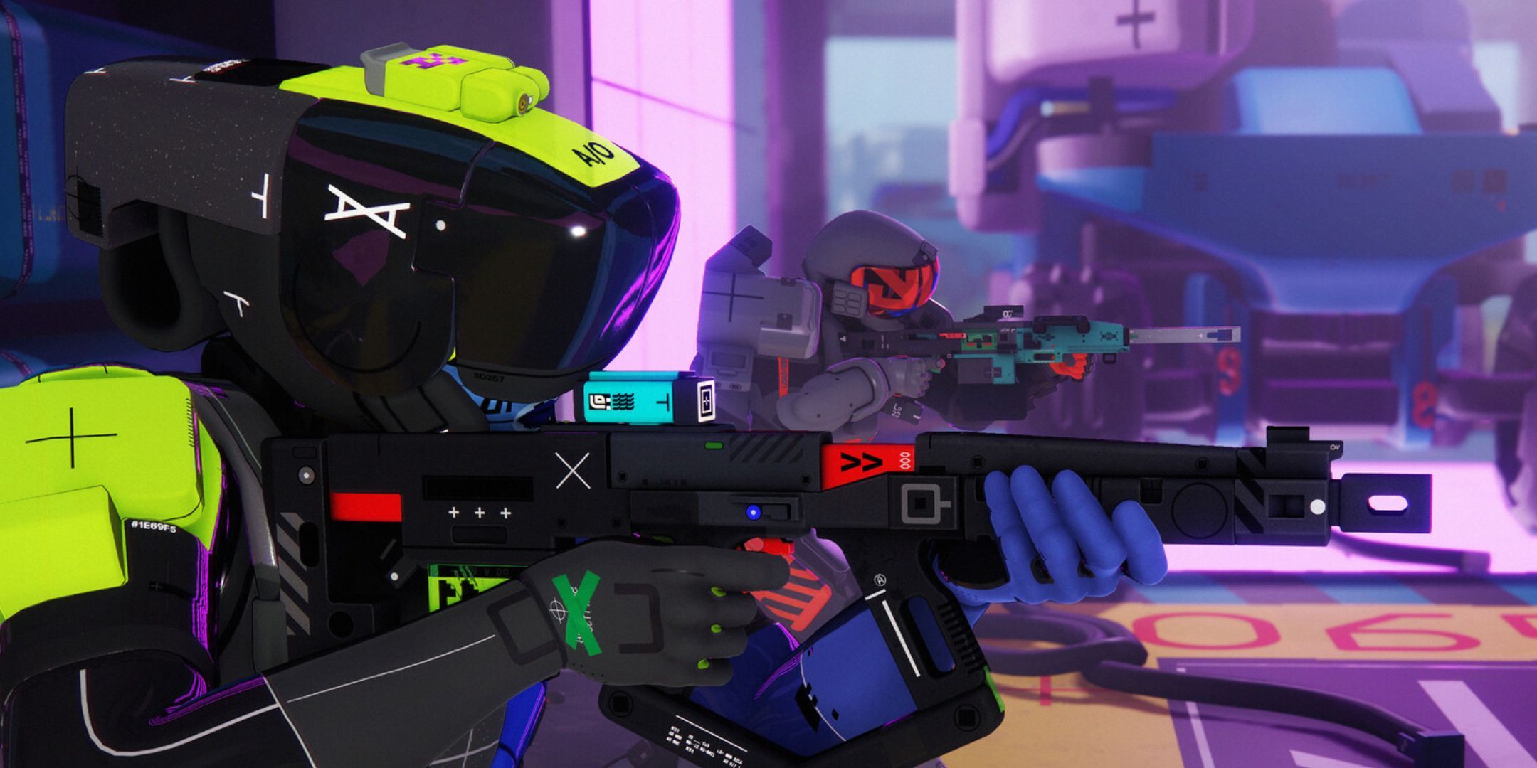 Marathon Two Shooters Aiming Sideways