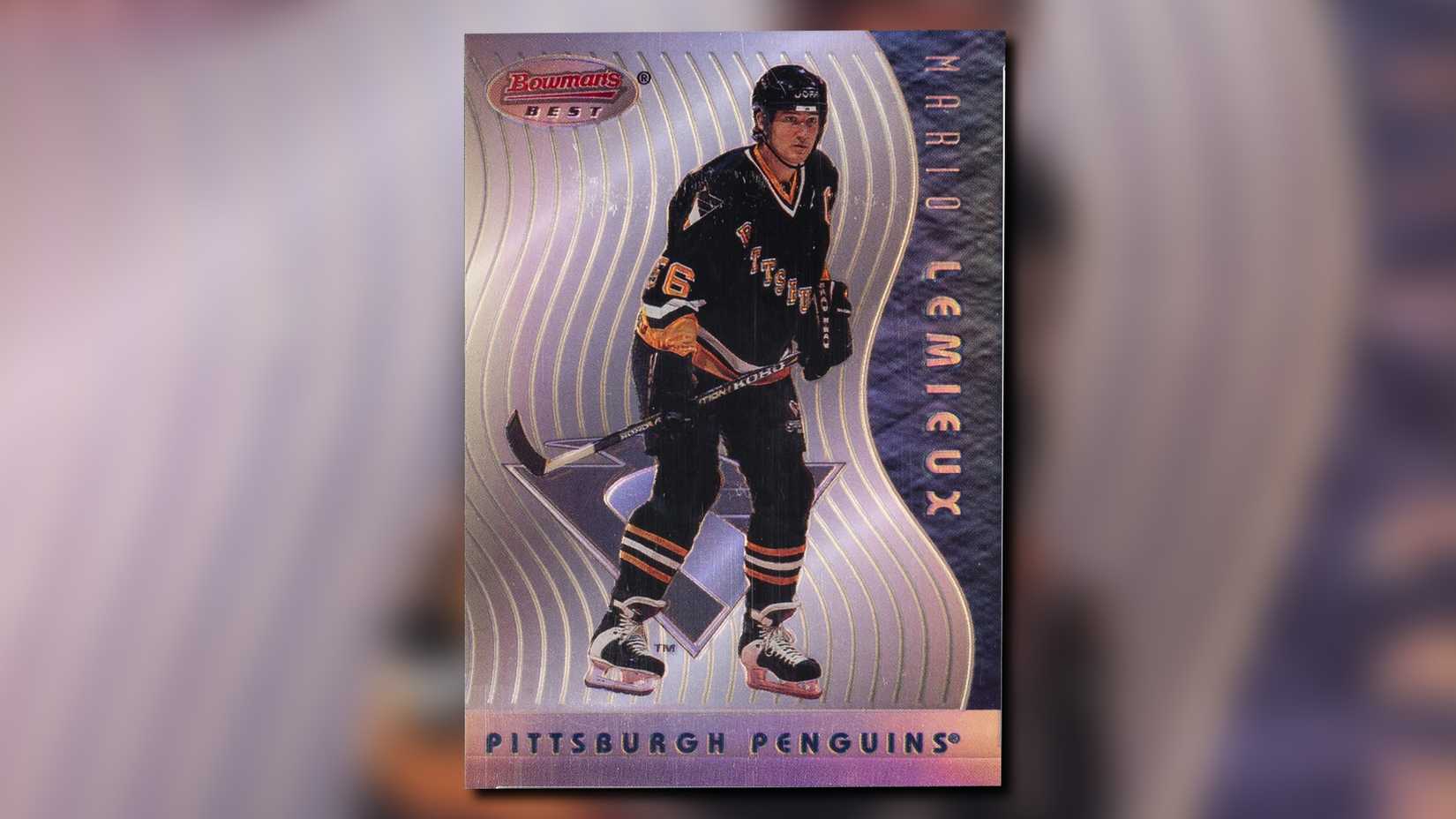 how rare is ditto in pokemon go cards 2002 ITG Used Magnificent Auto Mario Lemieux 85/86 main image 0