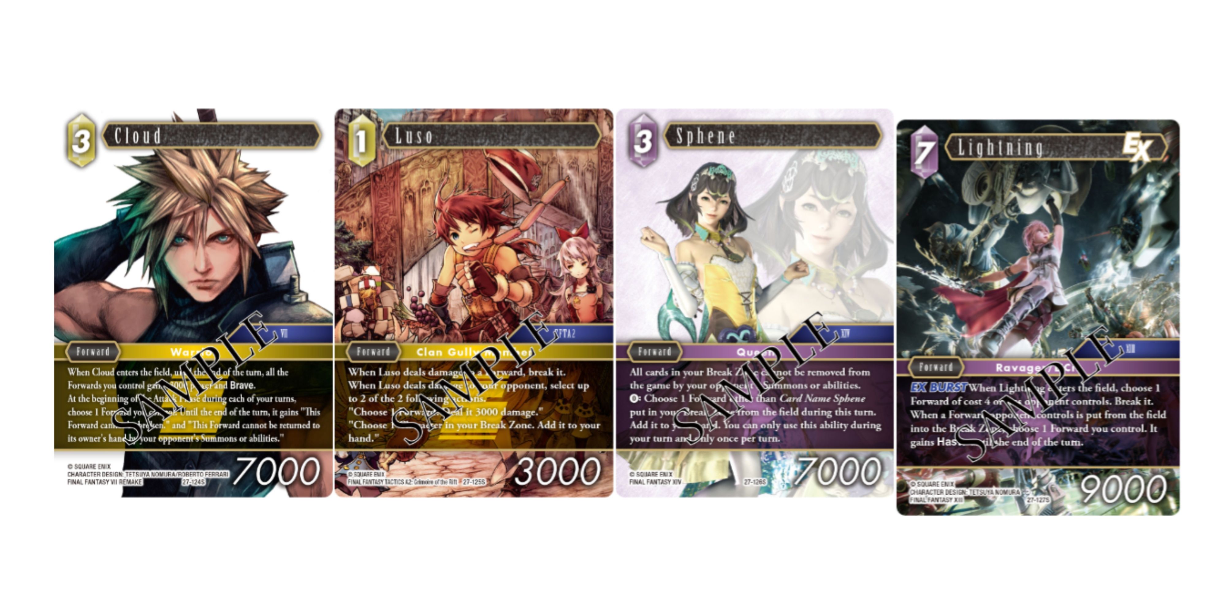 Square Enix Reveals Cloud And Zack-Led Final Fantasy TCG Starter Sets