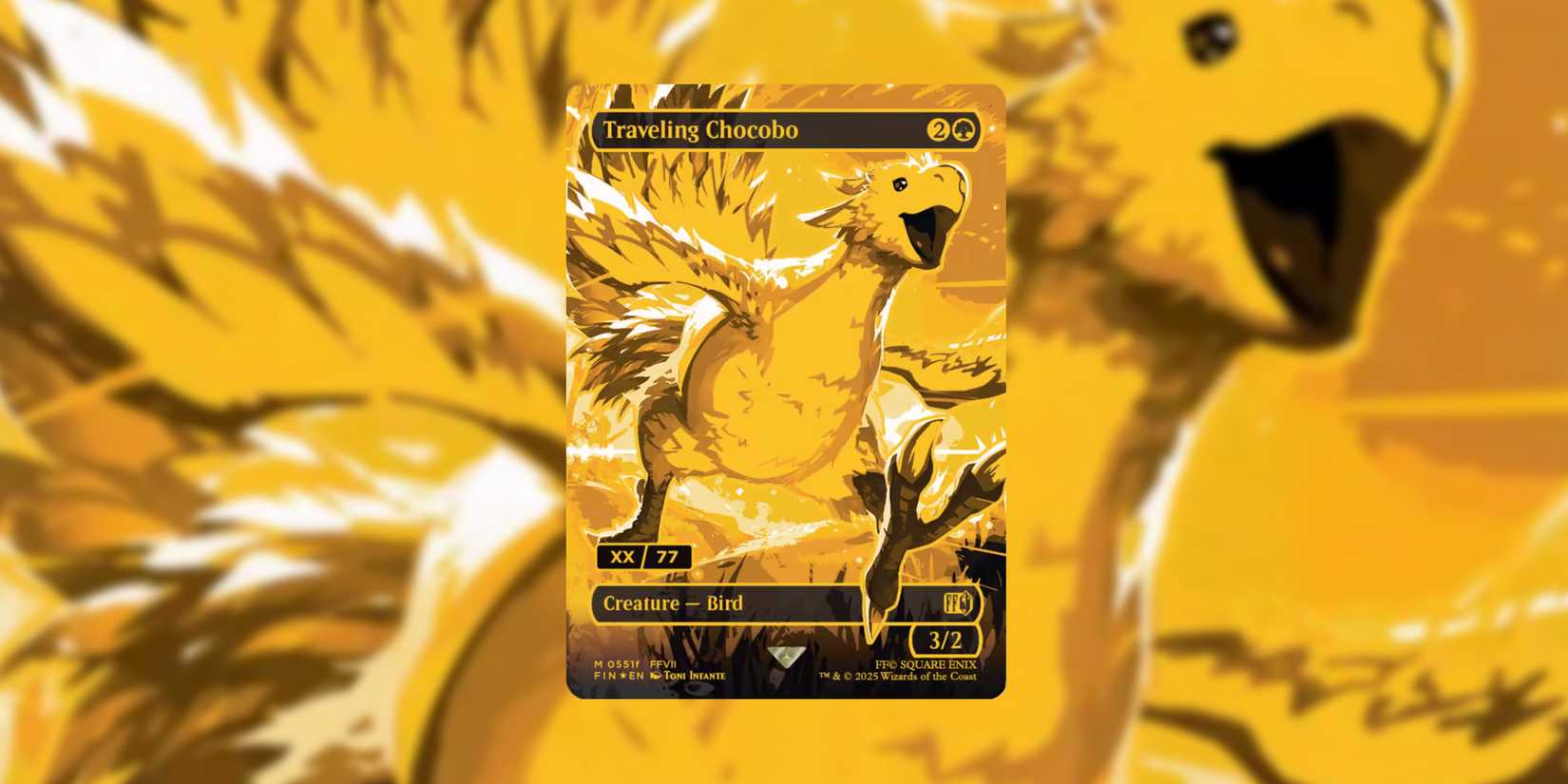 MTG's Final Fantasy Set Includes 77 Serialized Golden Foil Chocobo Cards MTG's Final Fantasy Set Includes 77 Serialized Golden Foil Chocobo Cards
