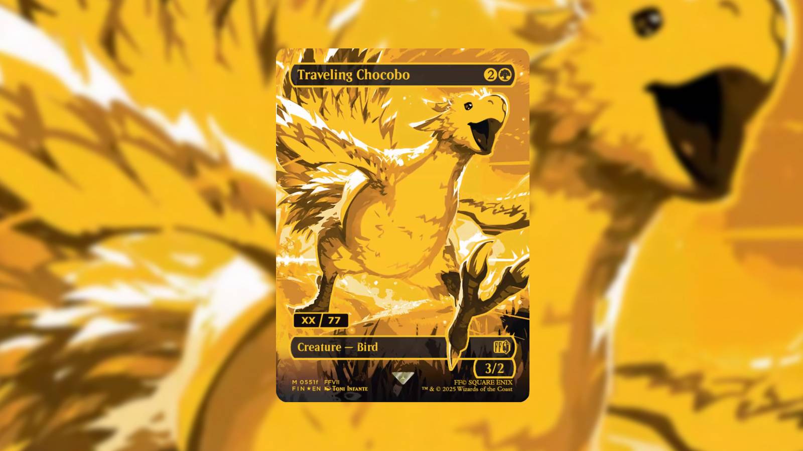 Final Fantasy Golden Chocobo MTG Card Listed For $50,000 By A Reseller