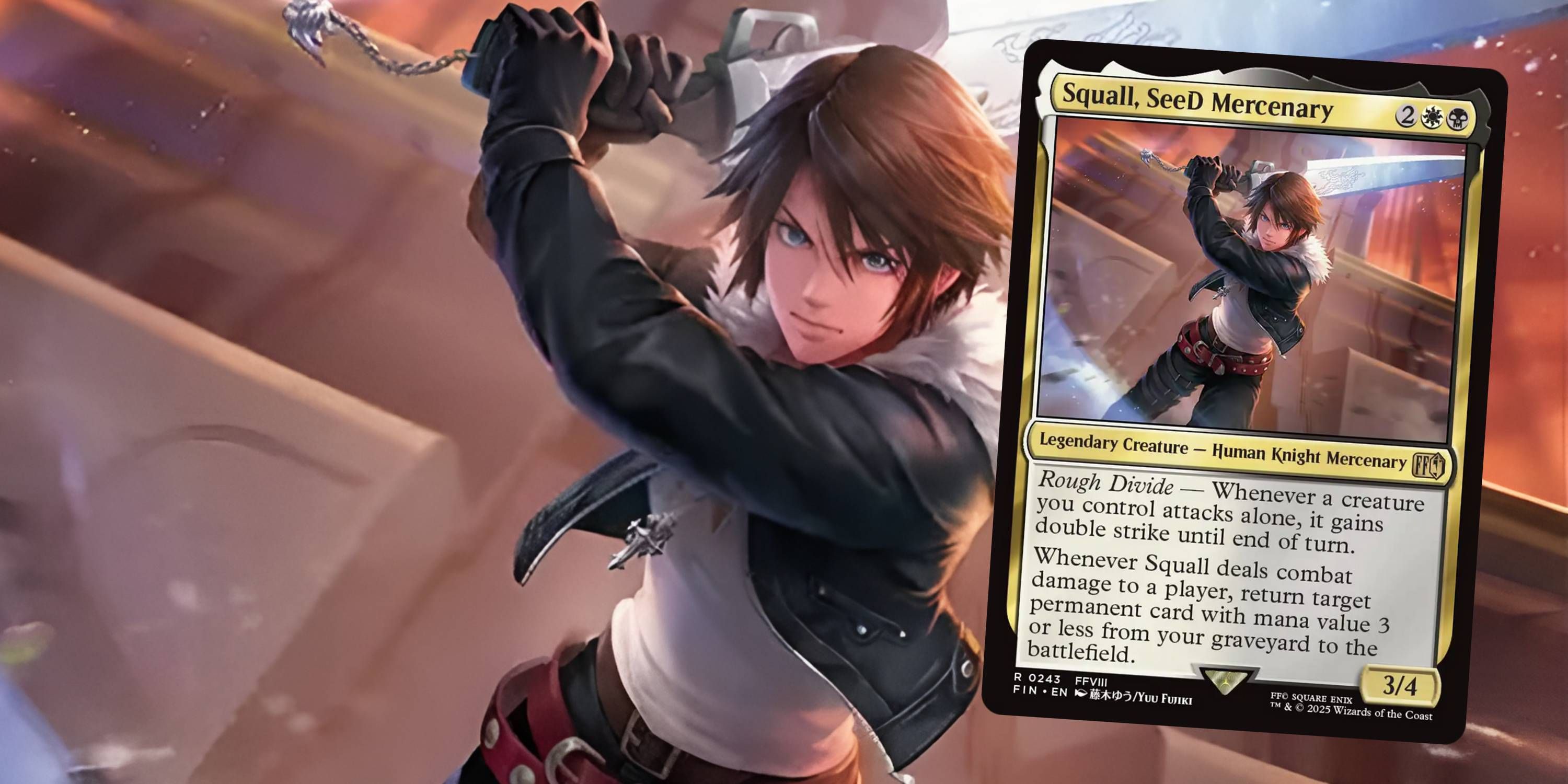 Squall, SeeD Mercenary Commander Deck Guide For MTG