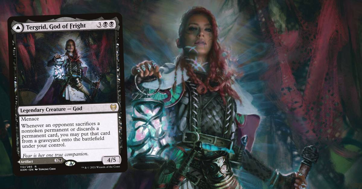 mtg tergrid commander deck EDH Deck Tergrid, God of Fright 100 Magic Cards Custom Deck Discard Sacrifice Black you may put that card from a graveyard onto the battlefield under your control The Best Cards And How