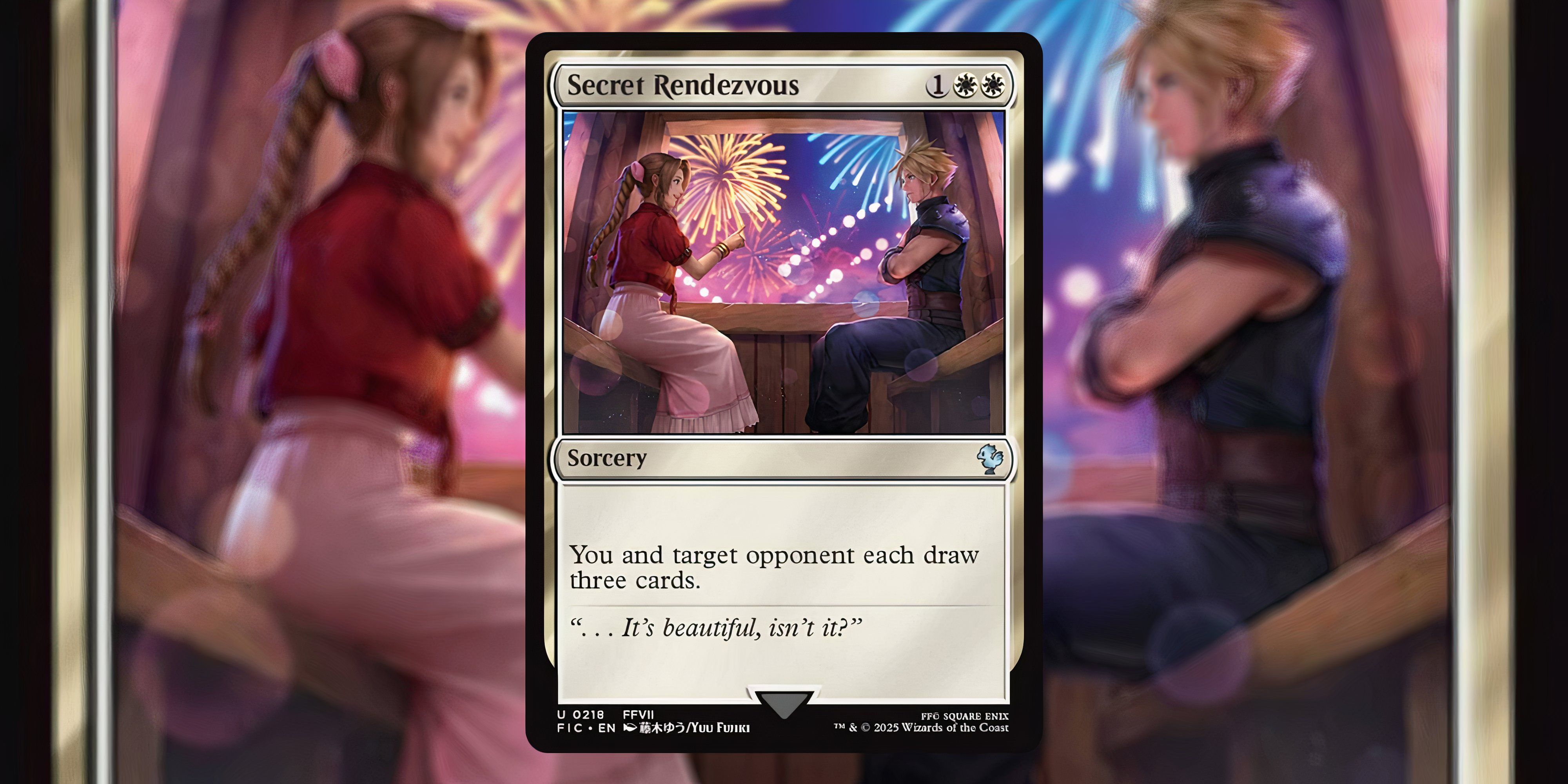 MTG's Gold Saucer Cards Suggest Tifa Is Cloud's Canon Love Interest In Final  Fantasy 7 Rebirth