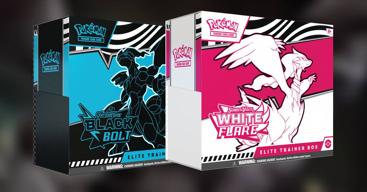 Pokemon Black Bolt & White Flare ETB 英語版 Pokemon TCG Black Bolt And White Flare Officialy Revealed