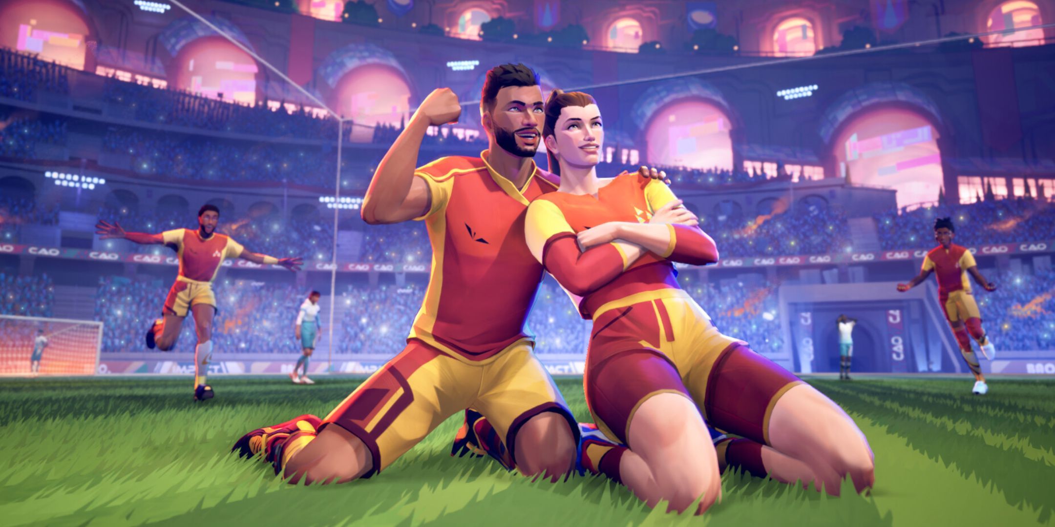 Rematch Players Celebrating