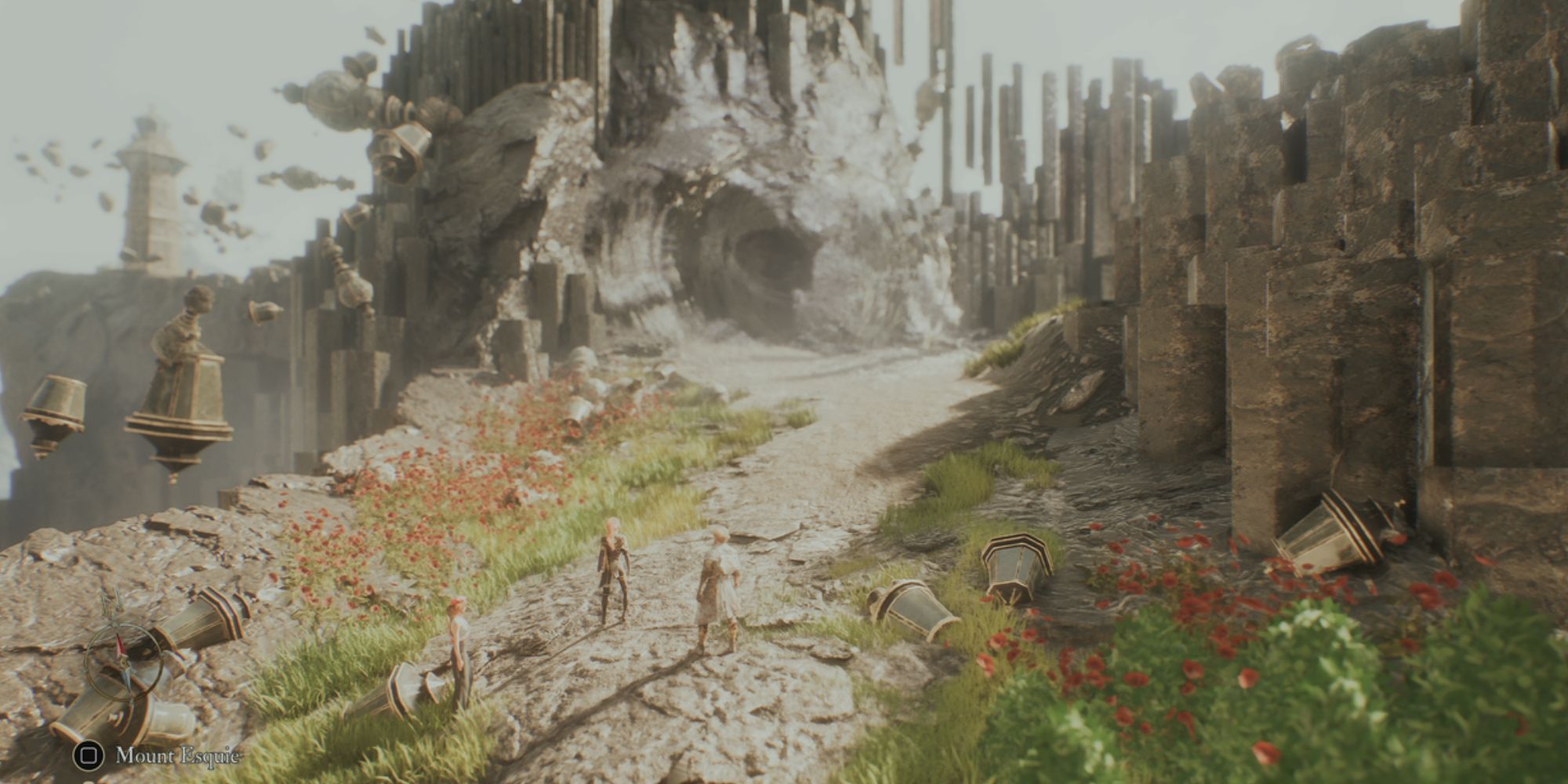 Stone Wave Cliffs in Clair Obscur. 