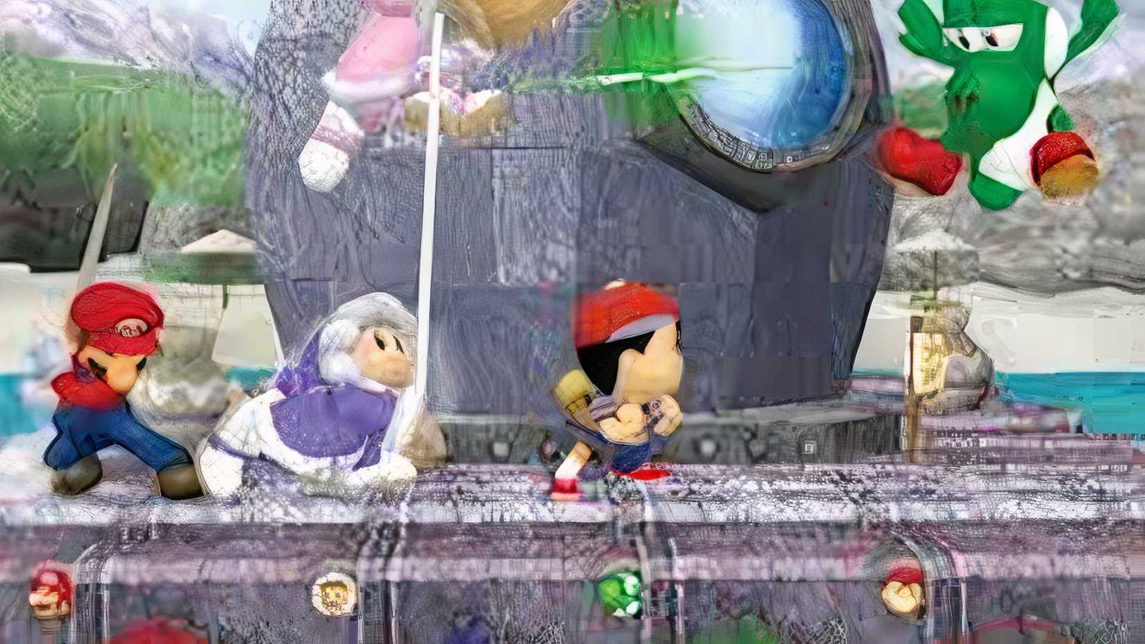 Super Smash Bros. Melee gameplay screenshot.