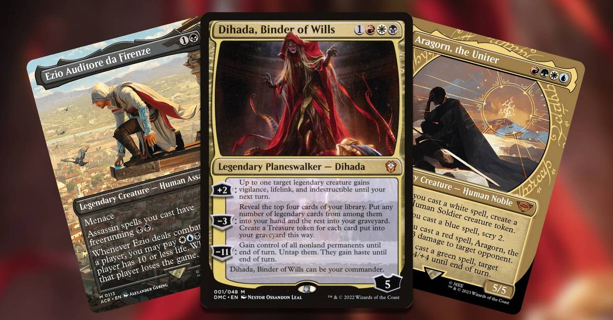 legendary matters cards mtg Magic: The Gathering Bloomburrow Commander Deck The 78 Best Legendary Payoff