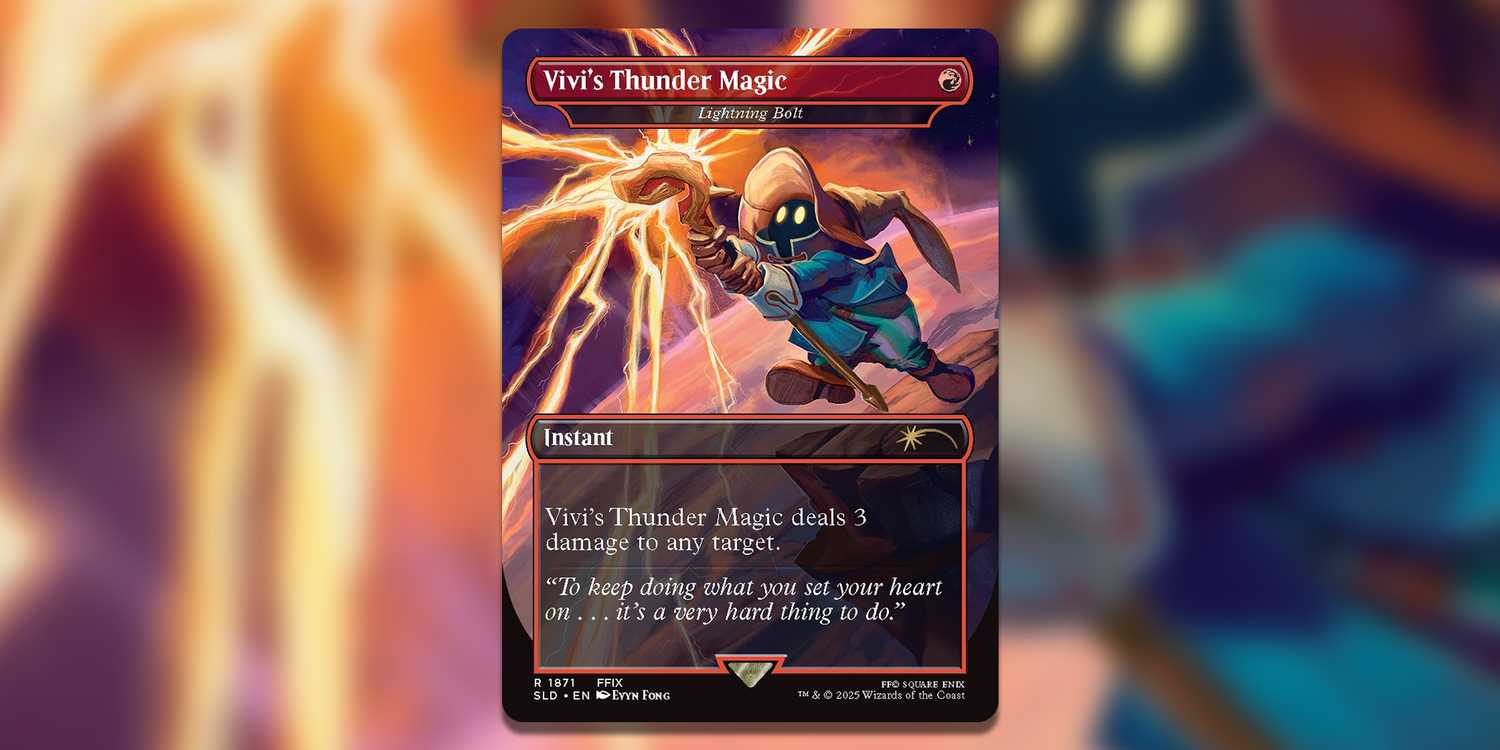 lightning bolt final fantasy mtg Vivi's Thunder Magic - if a source would deal damage to that player or a permanent that player controls Vivi's Thunder Lightning Bolt