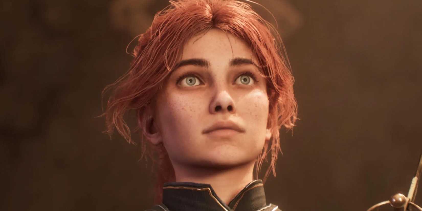Maelle from Clair Obscur: Expedition 33 looking expressionless.