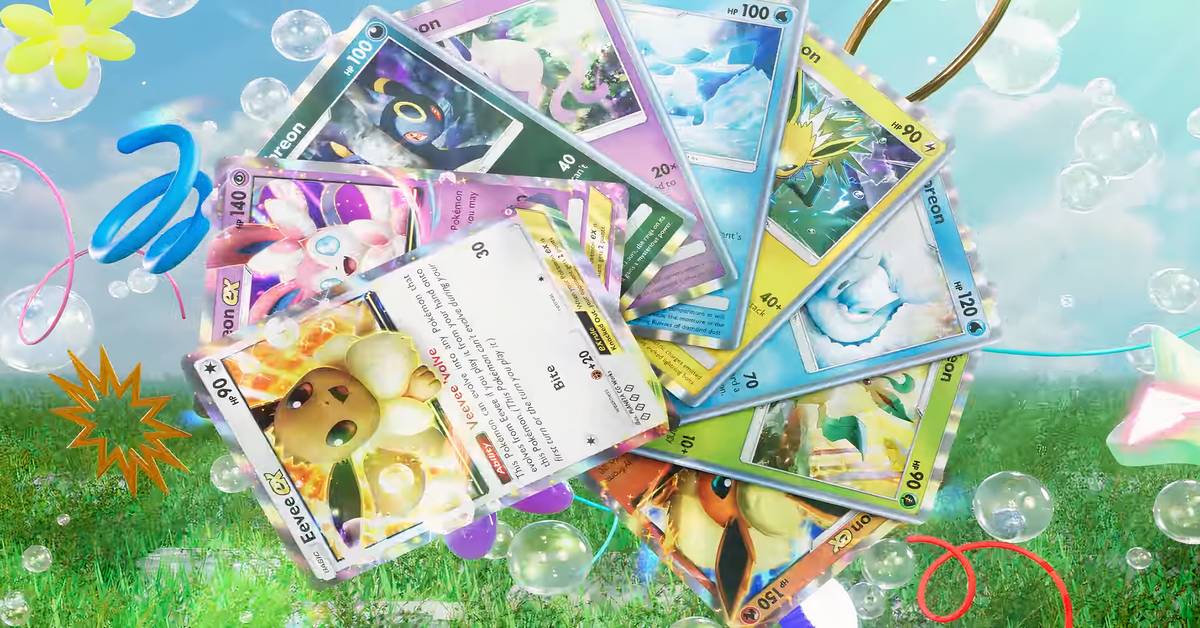 pokemon trading card game eevee deck TCG: Let's Play, Eevee! Theme Deck, Multicolor Toys Mint / near mint condition trading card This Deck Plays All 8