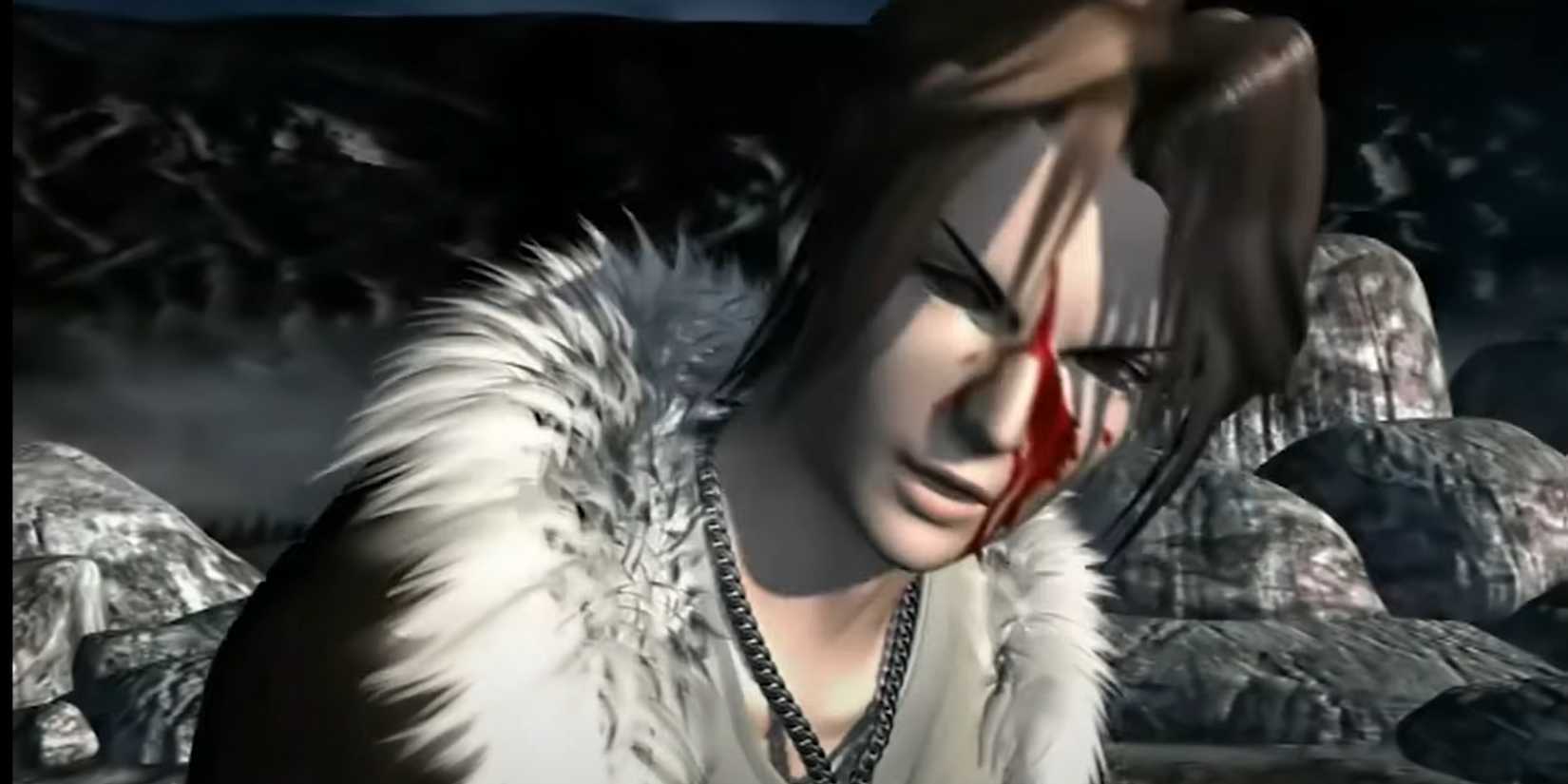 Squall receives his scar from a sparring match with Seifer in Final Fantasy 8.