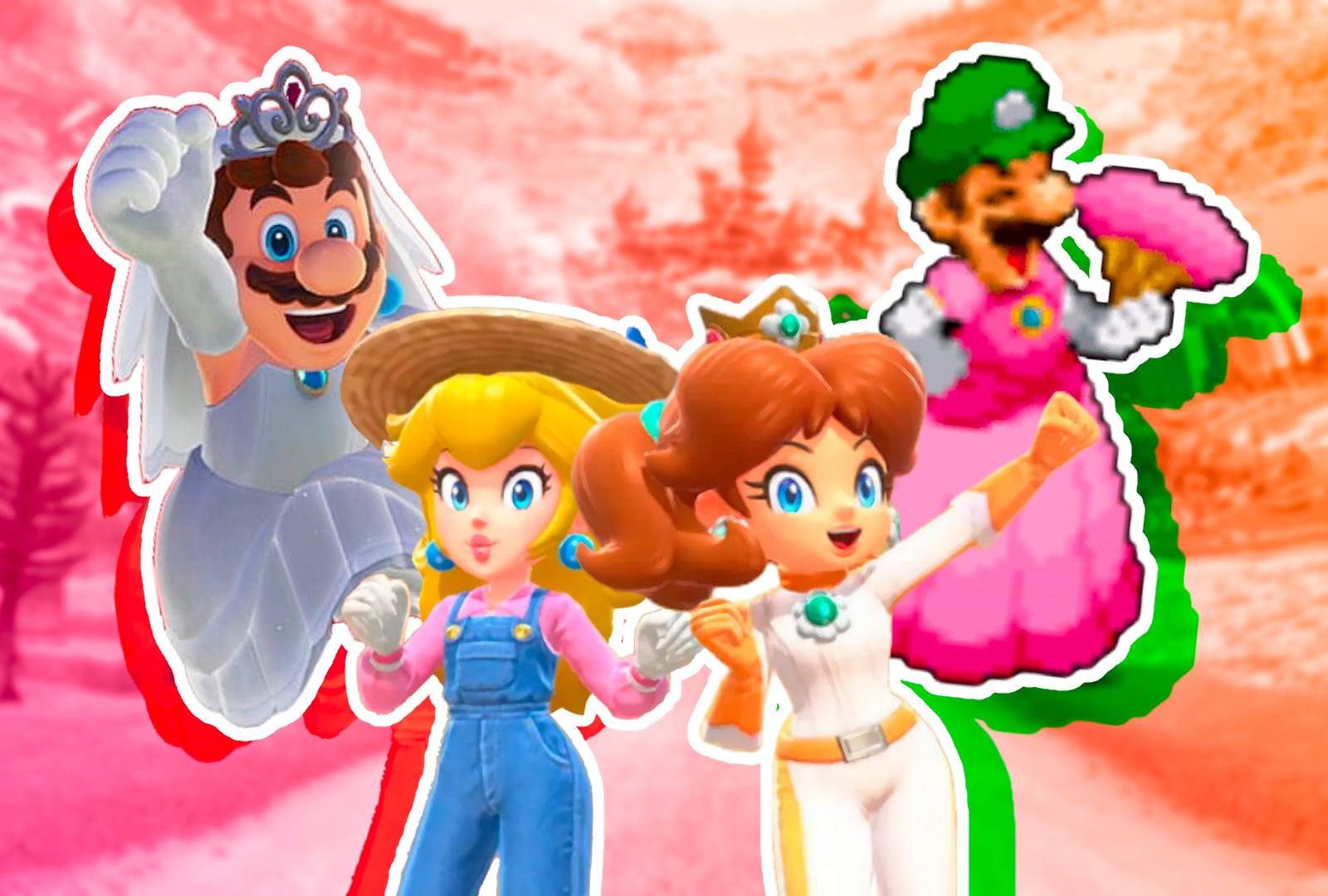 super mario princess dress up game Video Game Princess Dress up Game