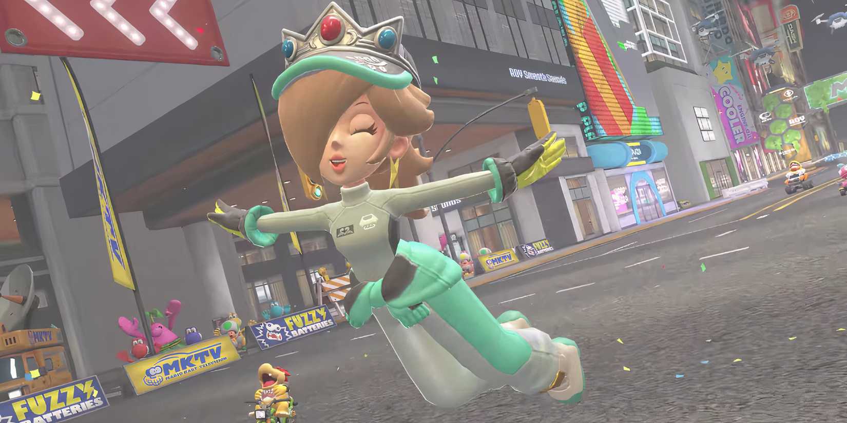 Roslina Mario Cart celebrated in the world.