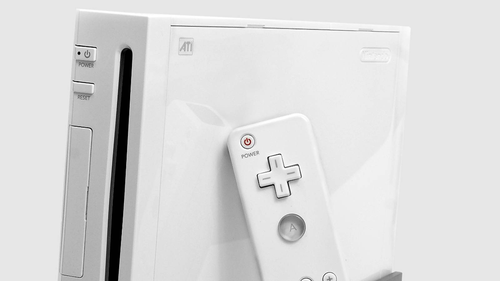 The Nintendo Wii console.