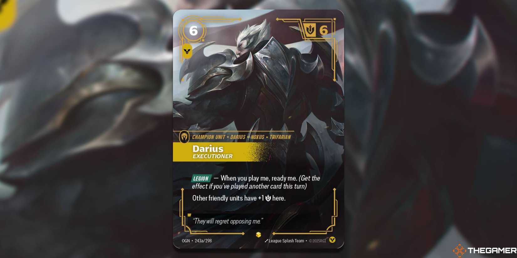 Exclusive: God-King Darius Is Coming To Riftbound: Origins (Card Reveal)