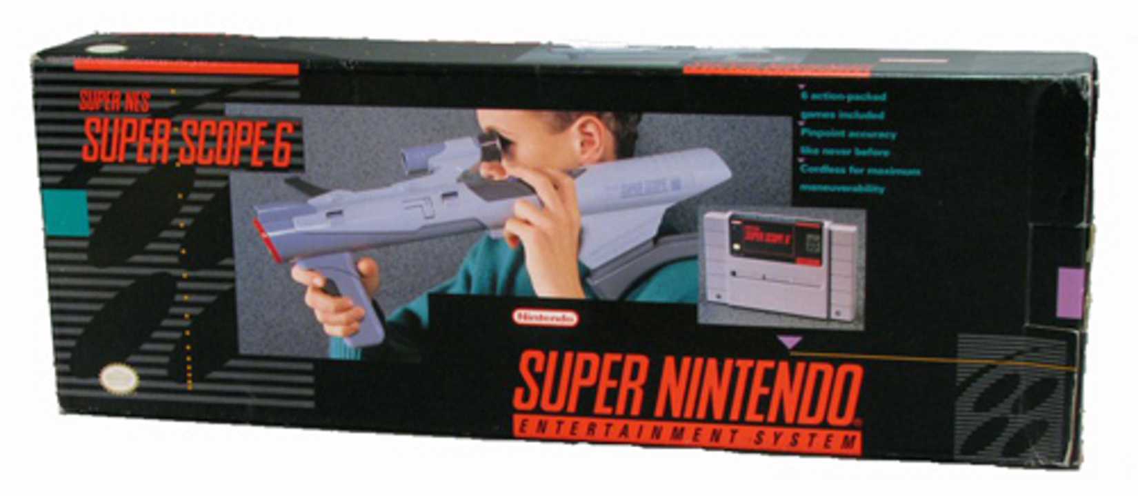 Box of Super Scope 6 Pro SNES.