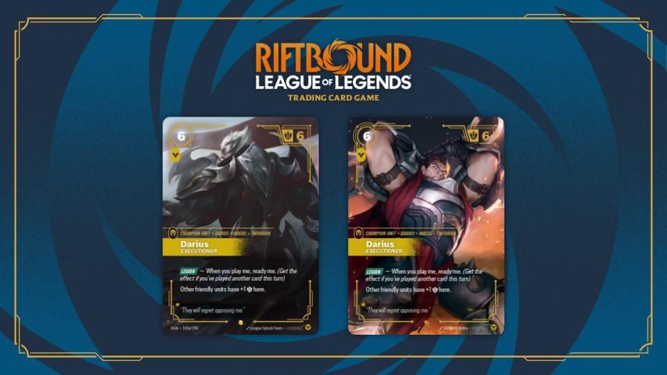 Exclusive: God-King Darius Is Coming To Riftbound: Origins (Card