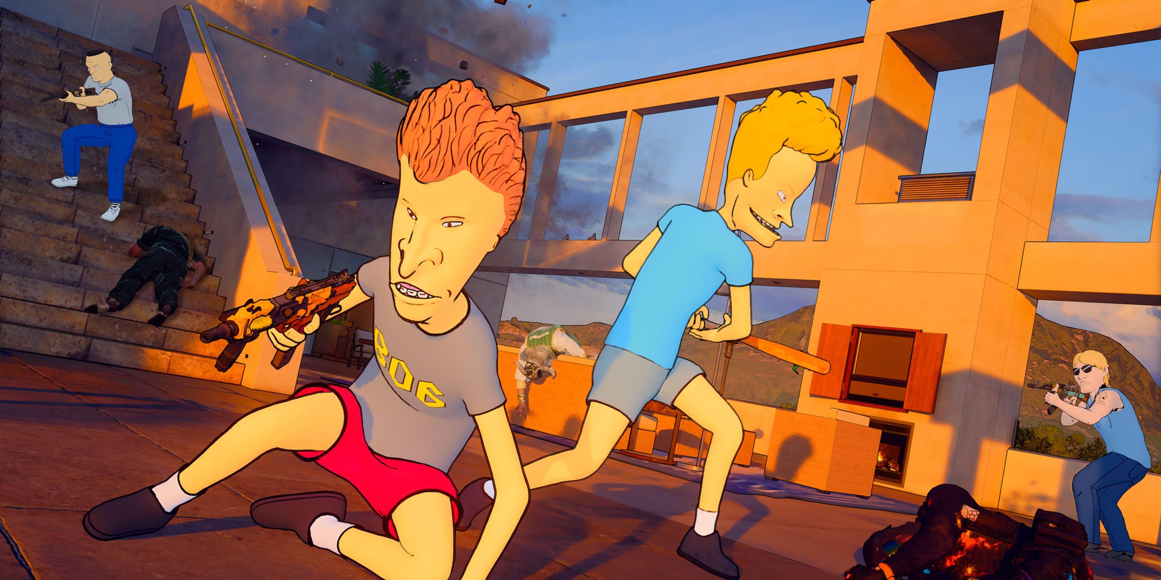 Black Ops 6 Beavis and Butt-Head On Skyline