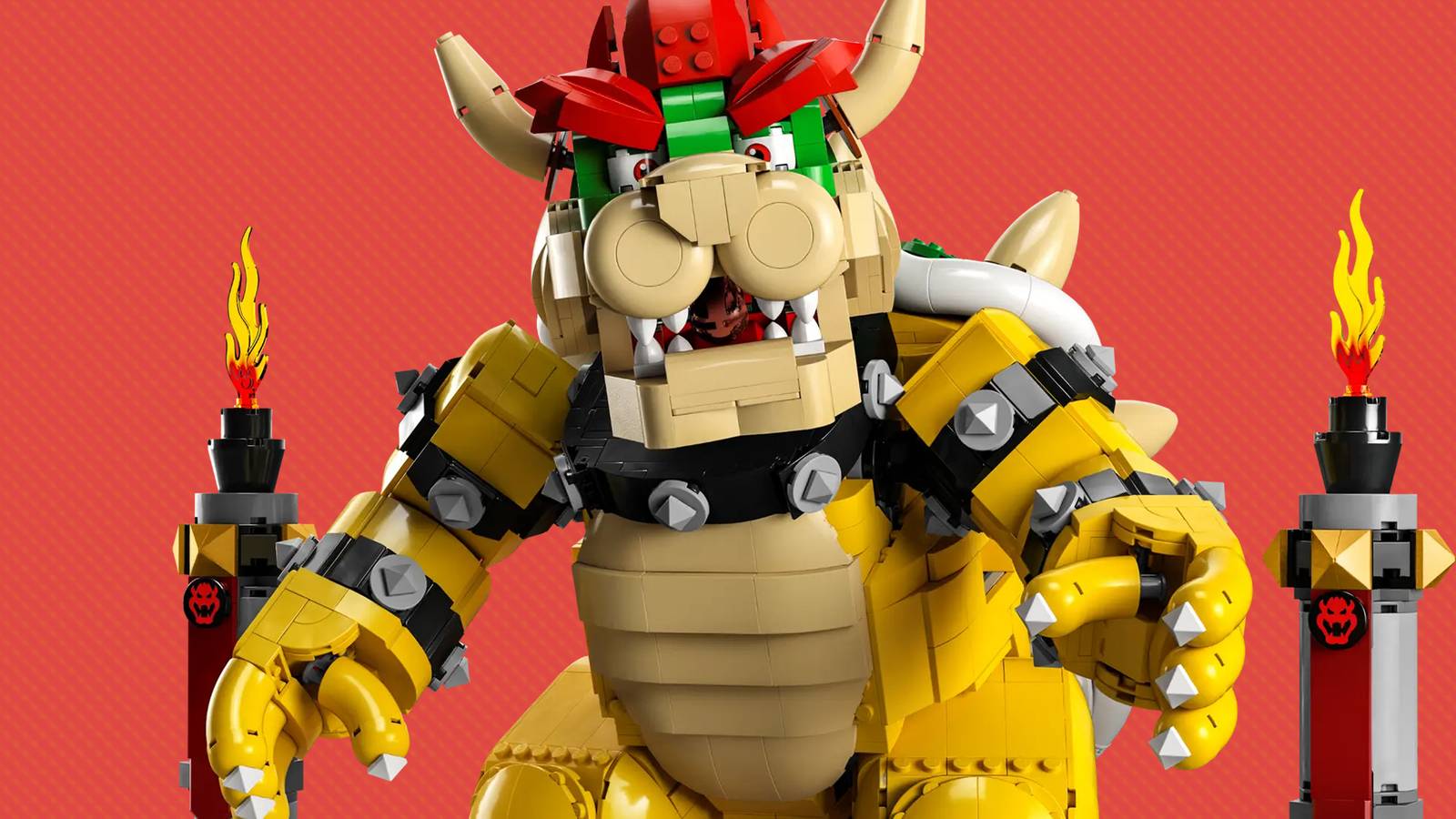 Bowser Super Mario Lego Set Amazon Lego's Massive Mighty Bowser