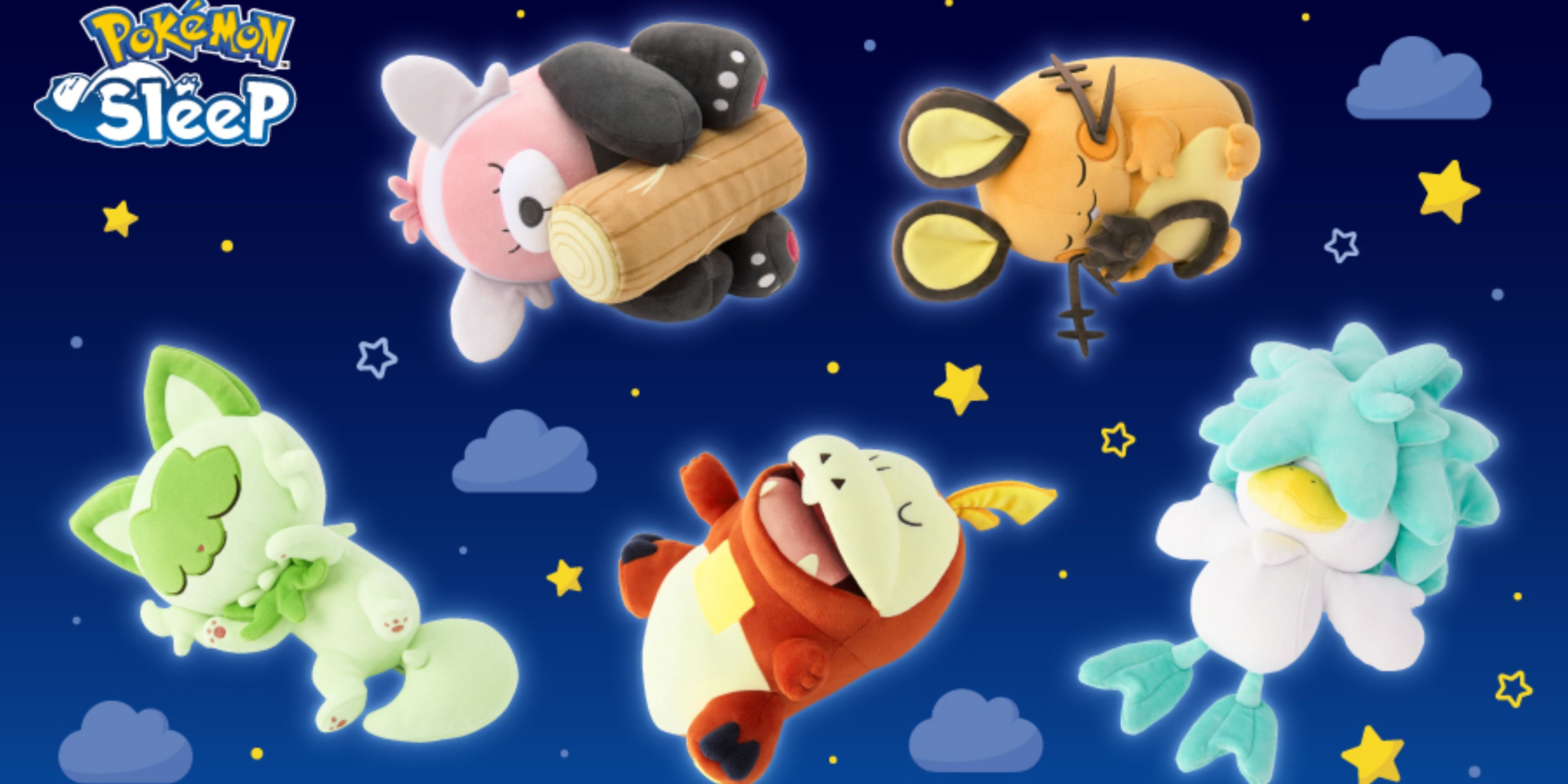 Pokemon Sleep is getting its own line of snoozing plushes to