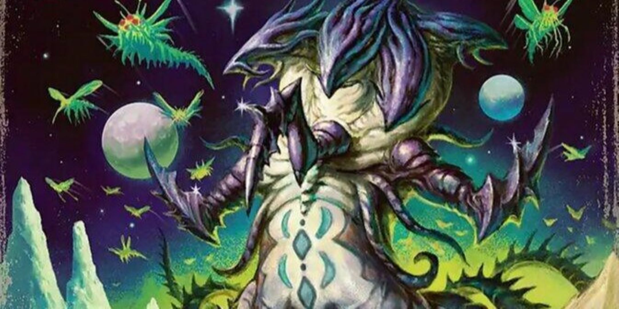 MTG Sliver Overlord in new cosmic artwork