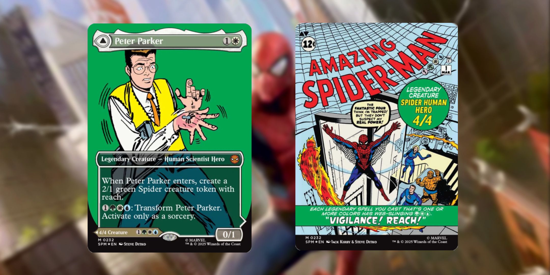 MTG Reveals First Six Cards Coming In Spider-Man's Universes