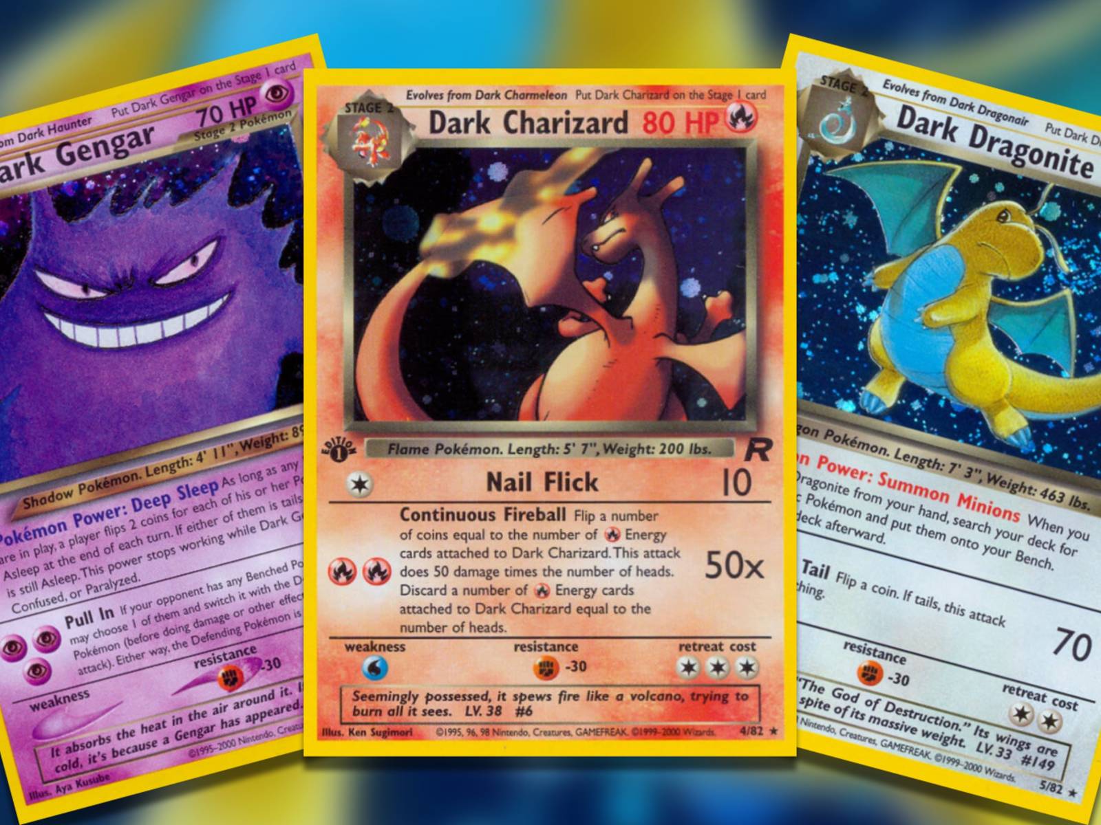 pokemon dark cards value Dark Arbok 19/82 Rare 1st Edition Team Rocket Pokemon Card Near Mint main image 1