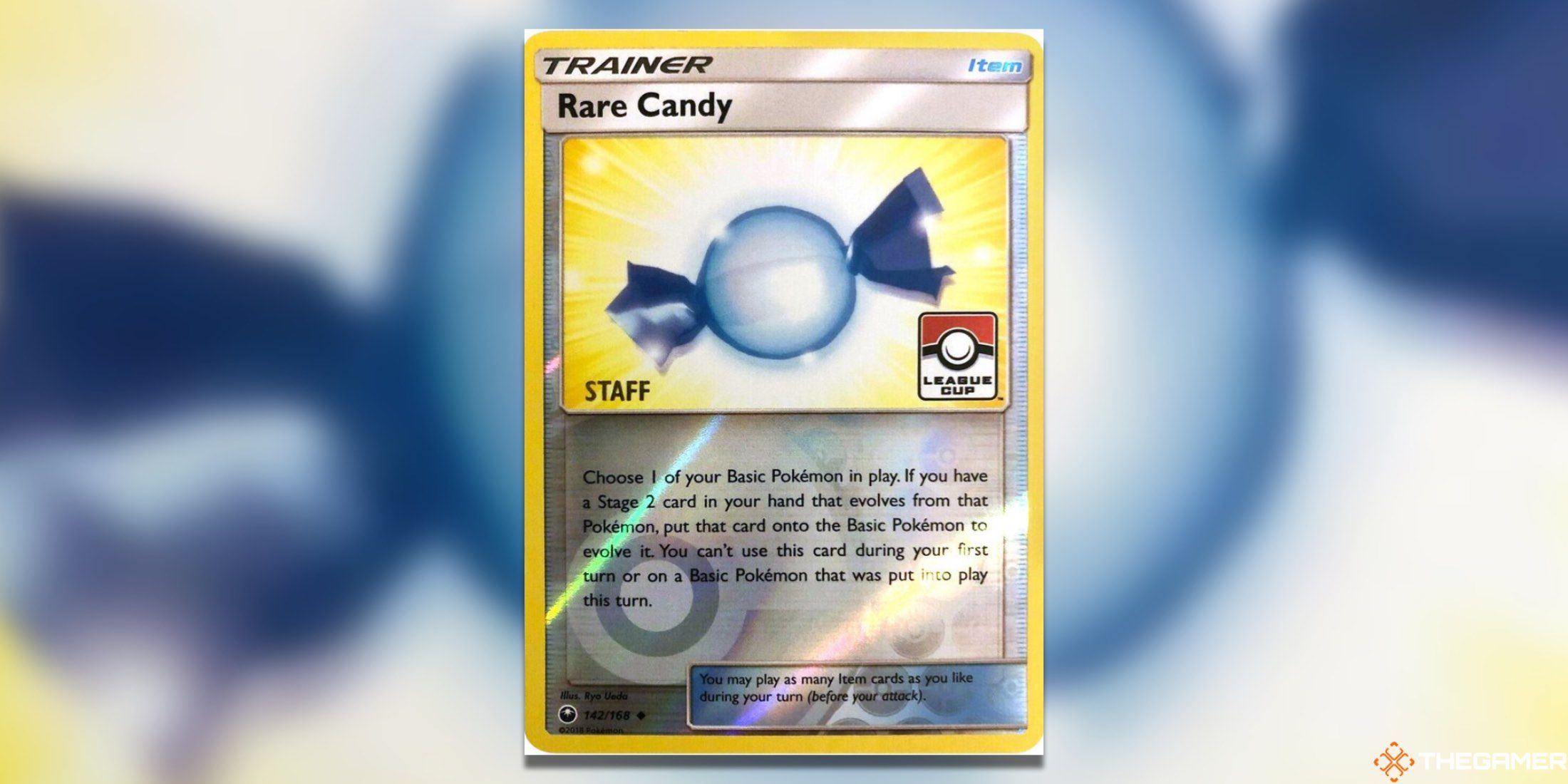 Rare Candy 142/168 League Cup Staff プロモ Rare Candy (142/168) (Pokemon League Cup Stamp) (Staff Stamp