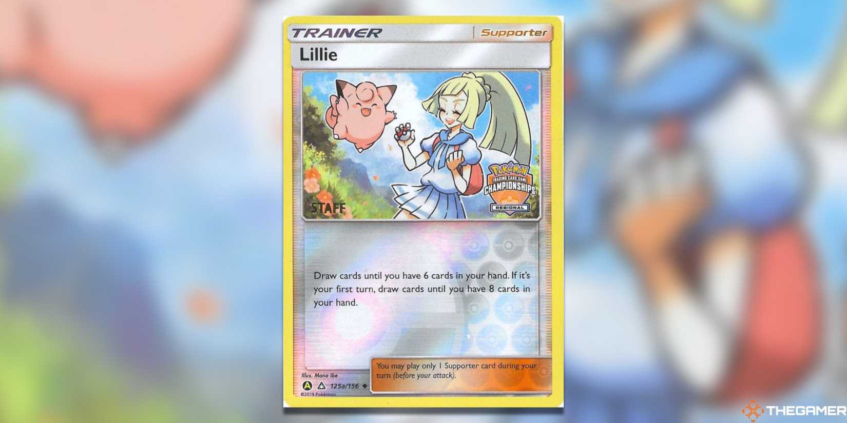 pokemon staff card Hoopa (XY147) (Staff) [XY: Black Star Promos] main image 0