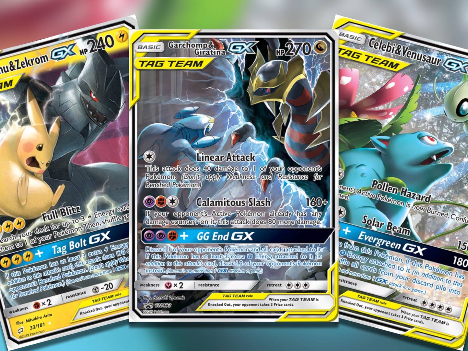 Pokemon TCG: Pikachu & Zekrom GX Tag Team Ultra Rare Card #33/181 - Near Mint Team Up Set Pokemon TCG: Pikachu & Zekrom GX Tag Team Ultra Rare Card #33/181 - Near Mint Team Up Set