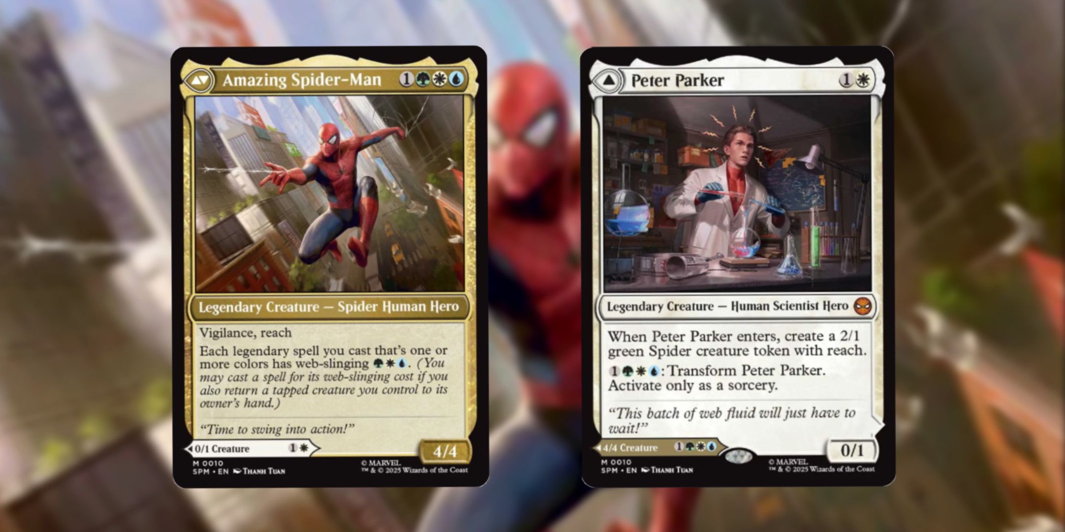 MTG Reveals First Six Cards Coming In Spider-Man's Universes