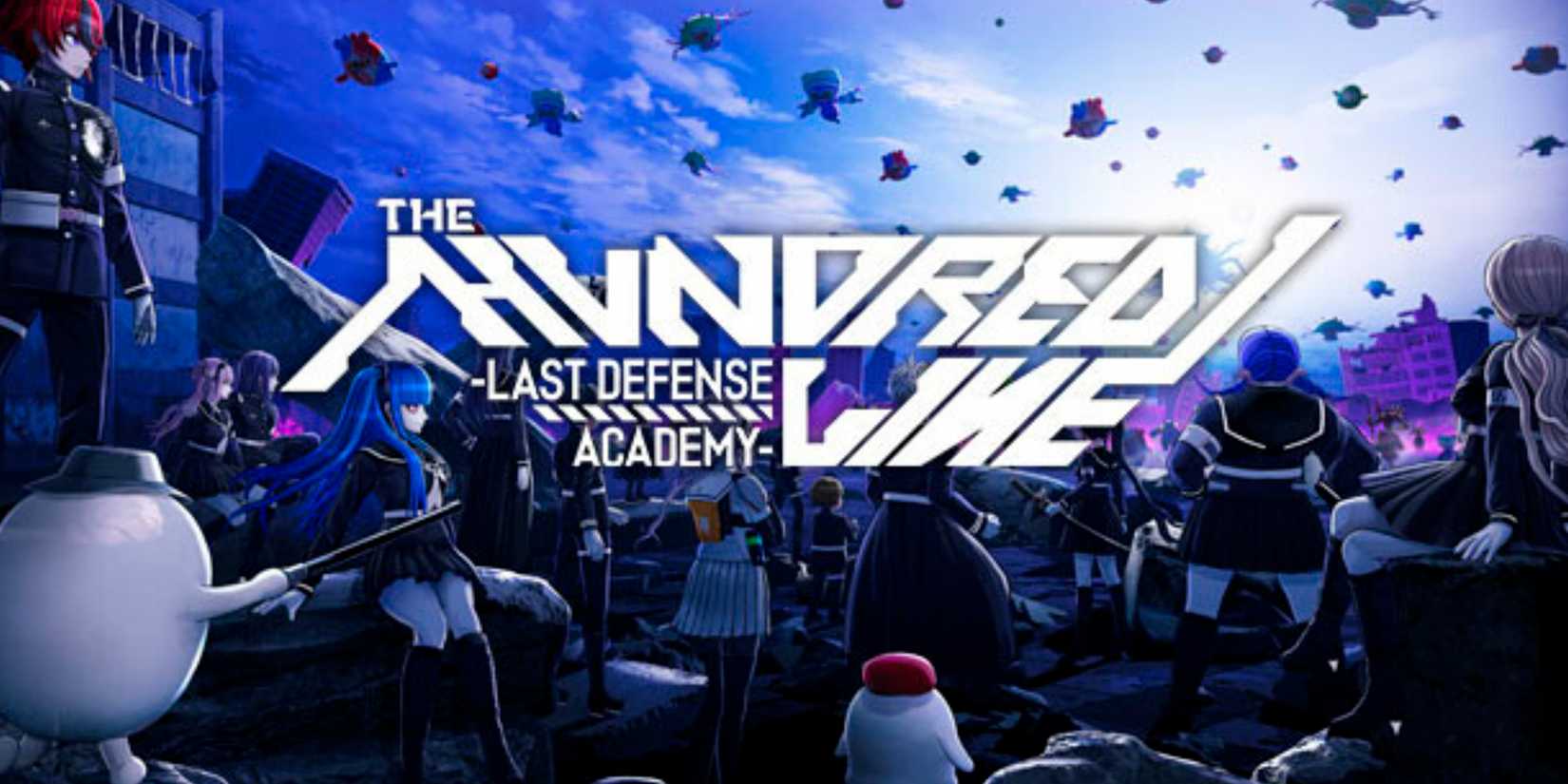 The main key art for The Hundred Line -Last Defense Academy-.