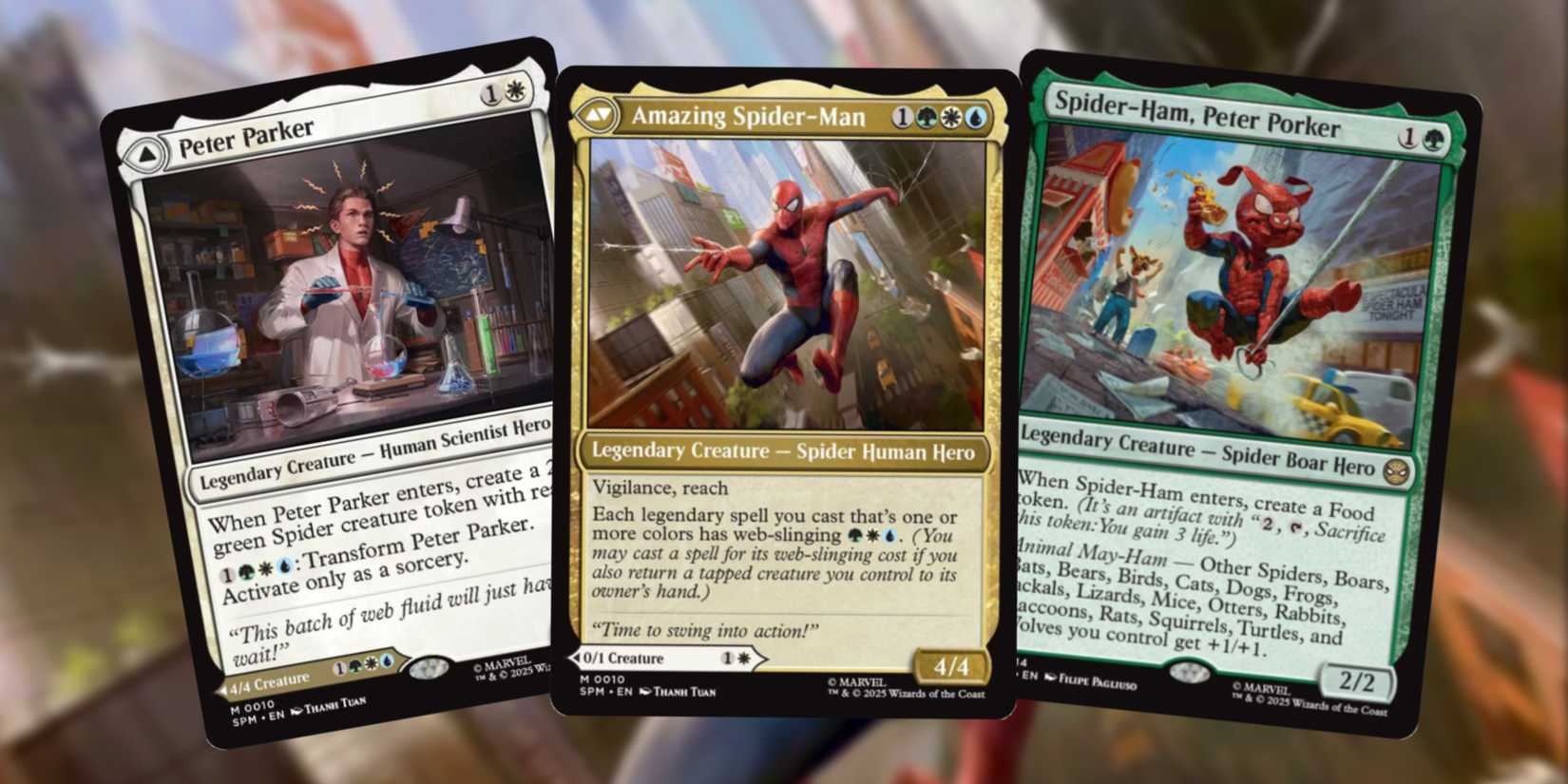 MTG's Universes Beyond Spider-Man crossover includes a Marvel Legends  action figure bundle