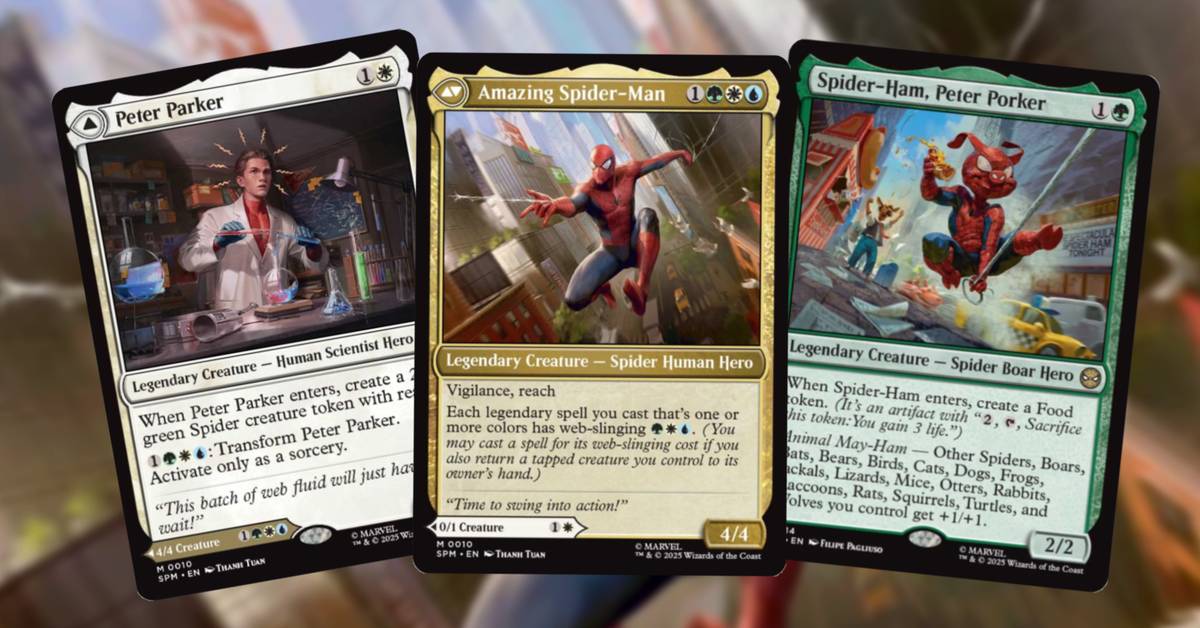 MTG Reveals First Six Cards Coming In Spider-Man's Universes Beyond  Crossover