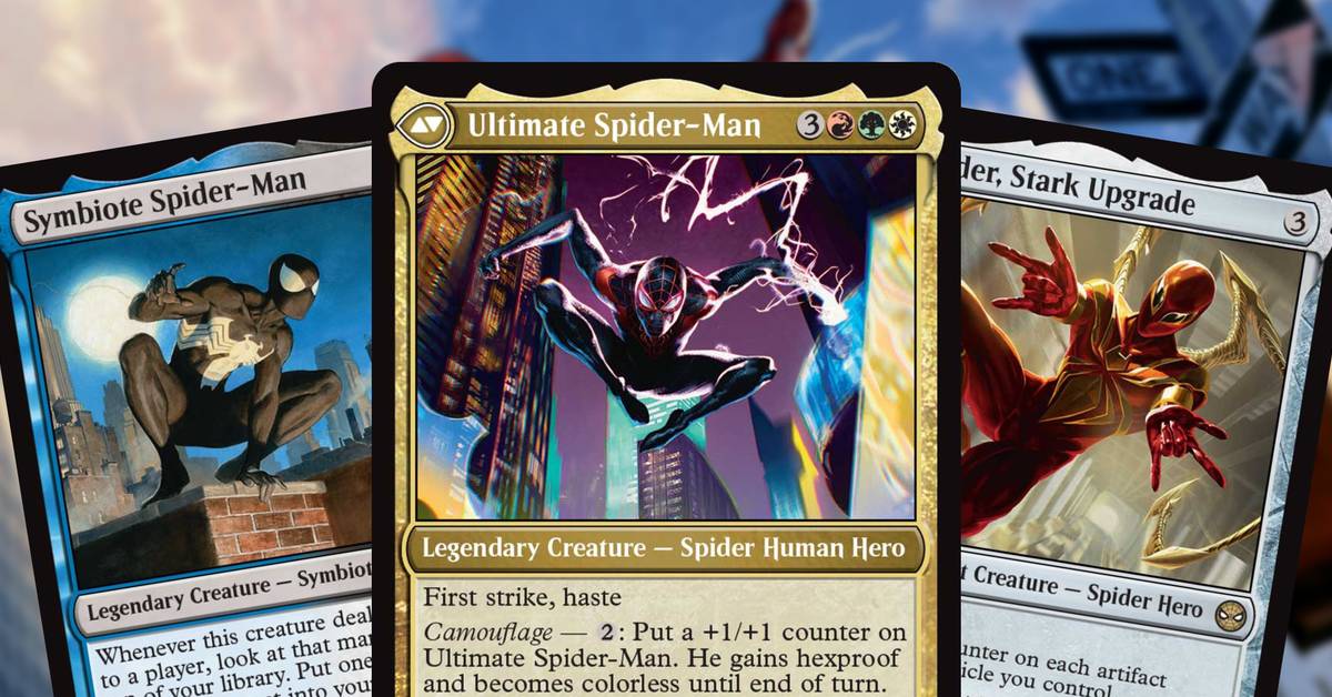 MTG Reveals Even More Spider-Man Universes Beyond Cards At SDCC MTG Reveals Even More Spider-Man Universes Beyond Cards At SDCC