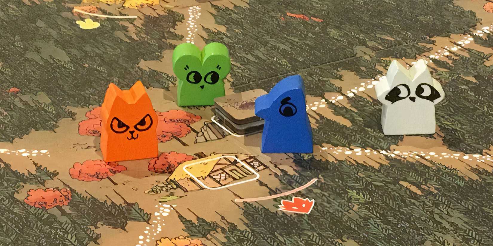 4 forests on the root board game map.