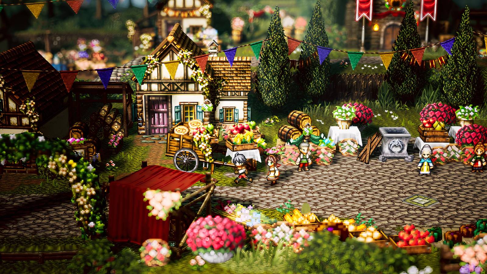 Octopath Traveler 0 Blends City Building And RPG Mechanics To Great Effect