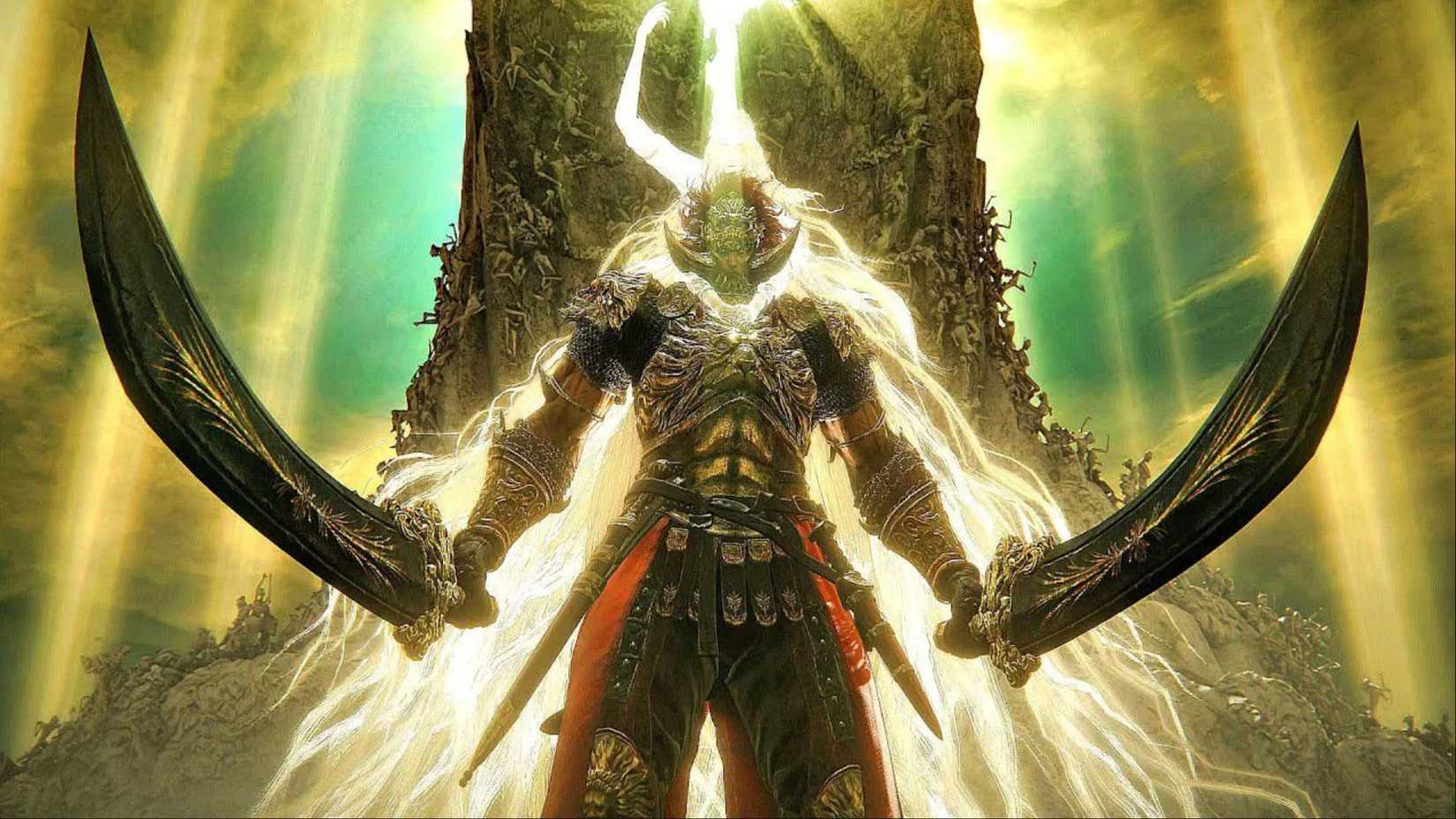 Miquella: Erdtree's shadow that accommodates Raman in Elden Ring.